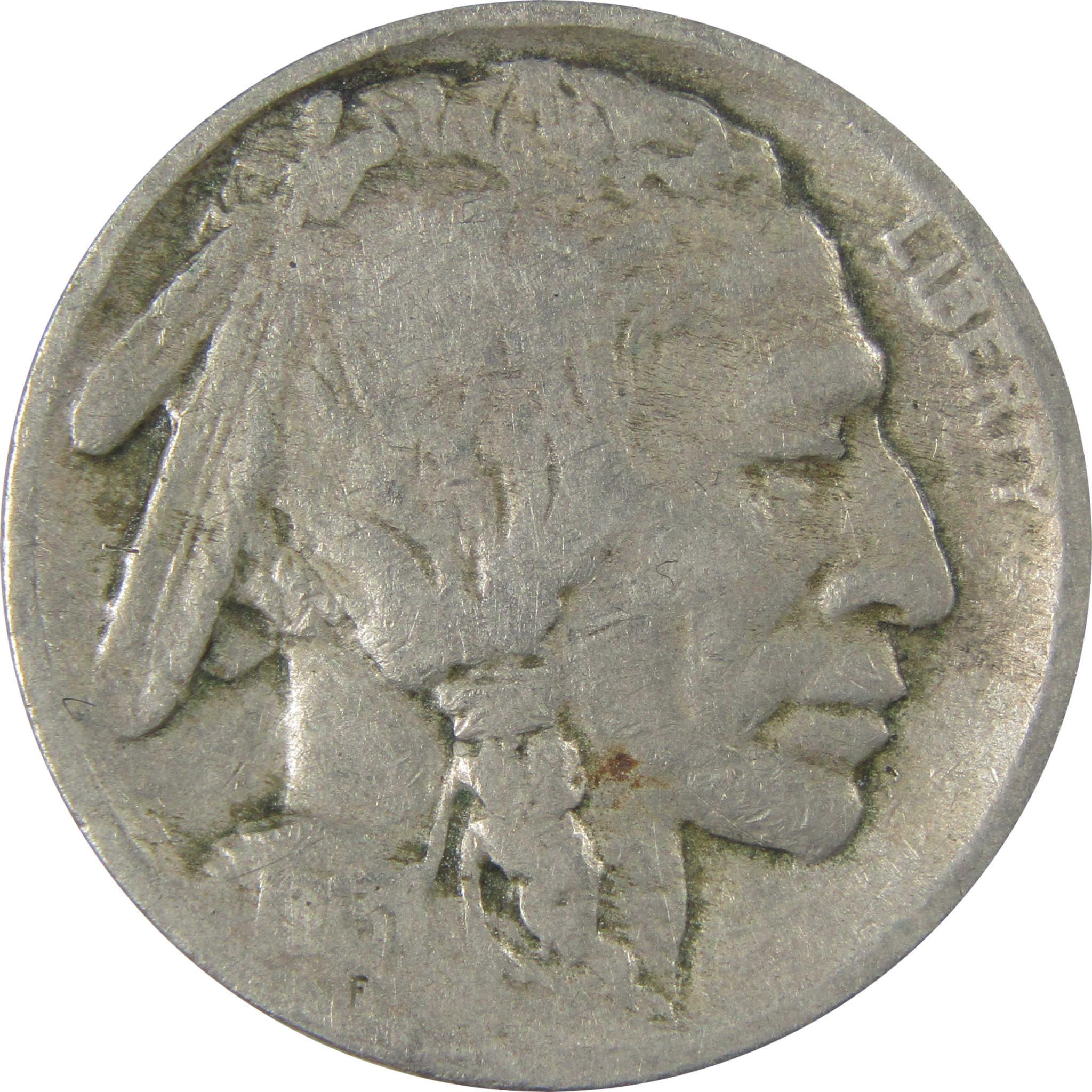 1913 Type 2 Indian Head Buffalo Nickel G Good 5c Coin SKU:I23976