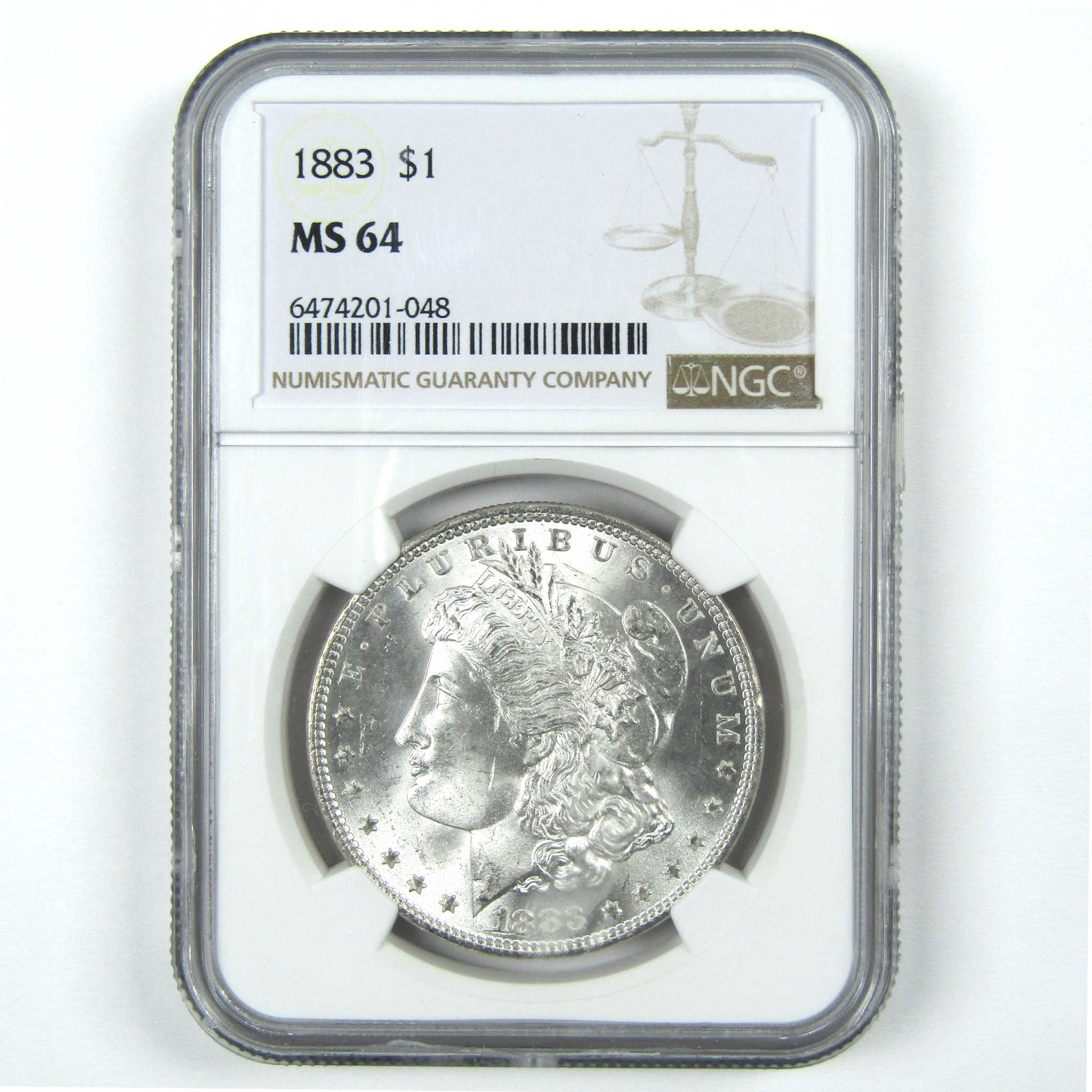 1883 Morgan Dollar MS 64 NGC Silver $1 Uncirculated Coin SKU:I14930 - Morgan coin - Morgan silver dollar - Morgan silver dollar for sale - Profile Coins &amp; Collectibles