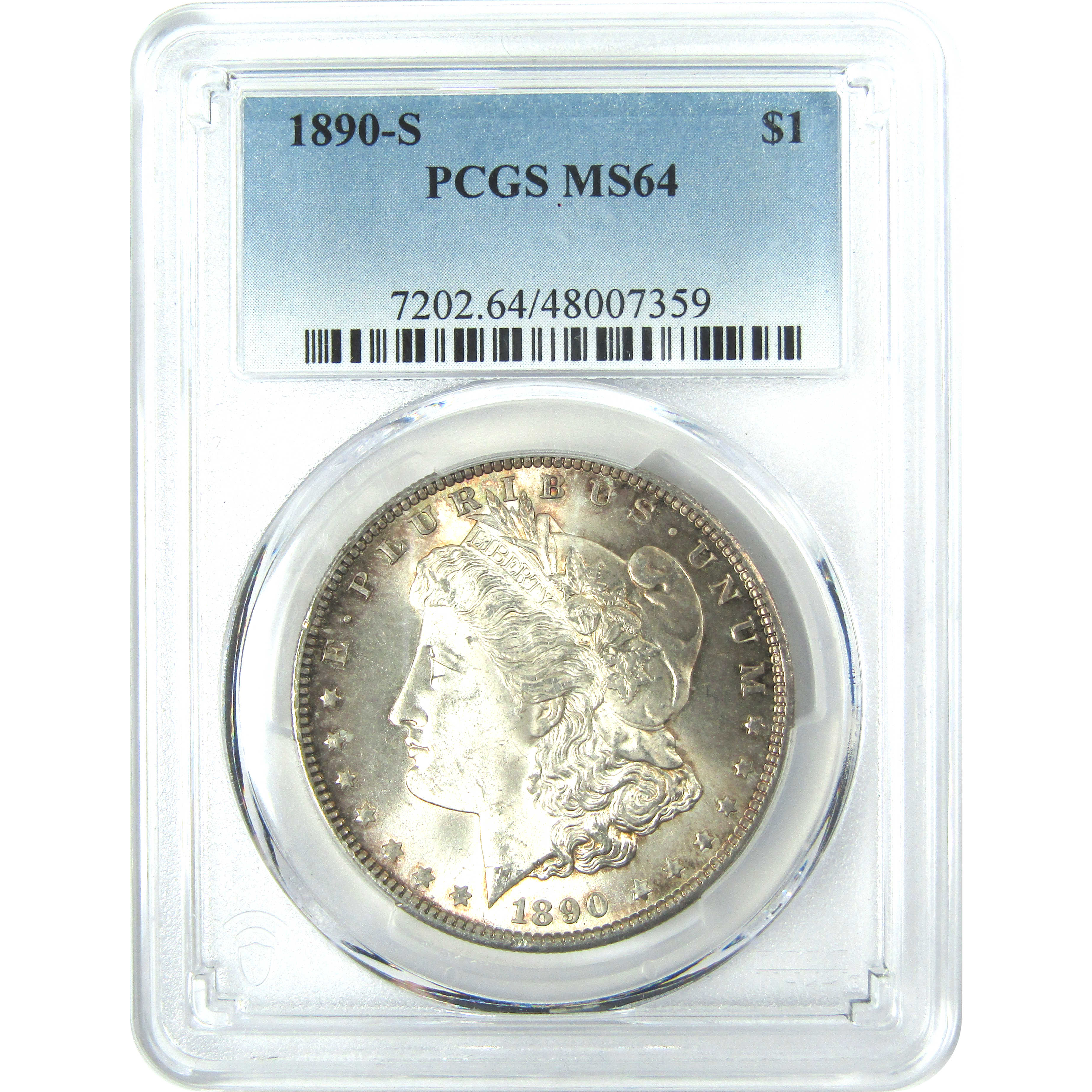 1890 S Morgan Dollar MS 64 PCGS Silver $1 Uncirculated Coin SKU:I15980 - Morgan coin - Morgan silver dollar - Morgan silver dollar for sale - Profile Coins &amp; Collectibles