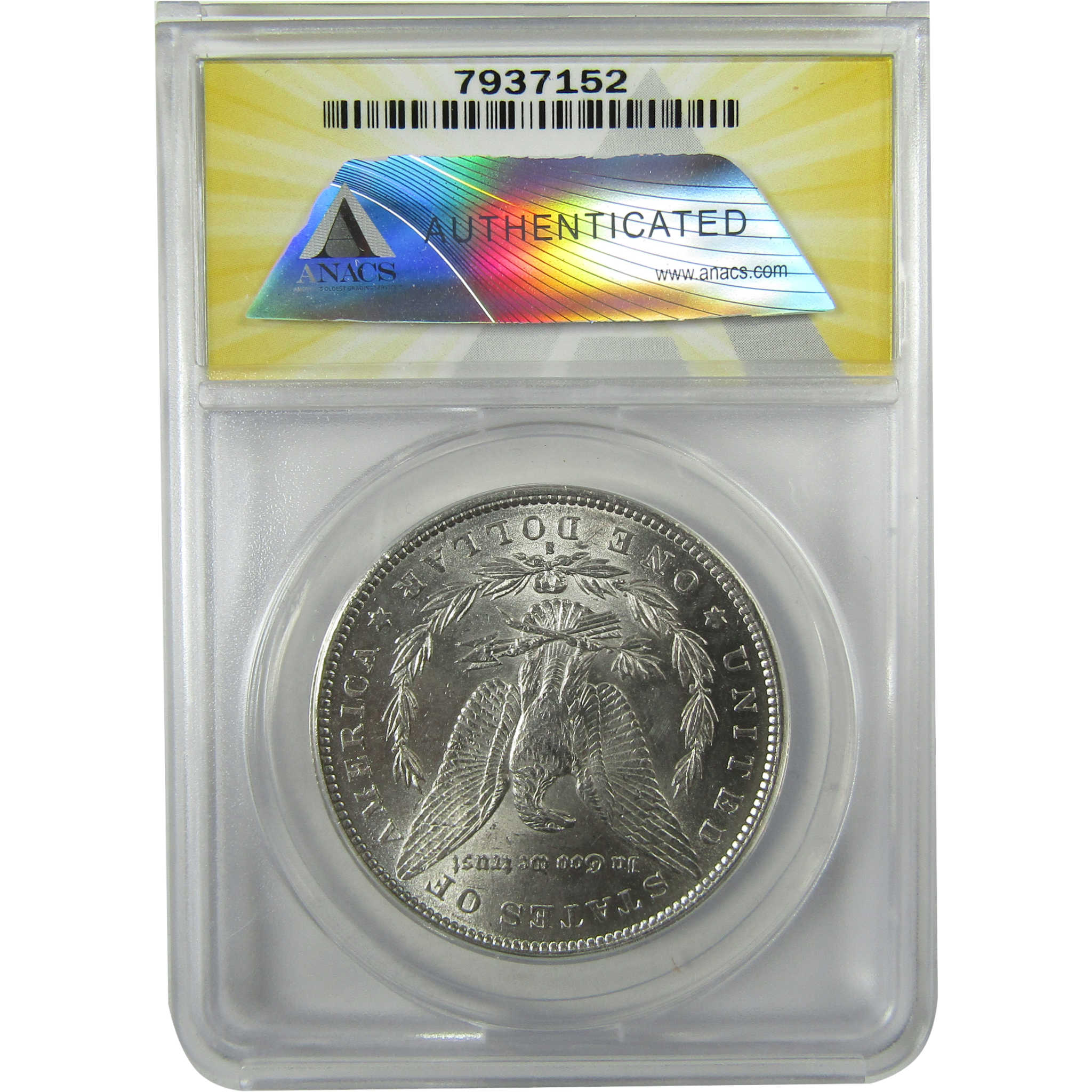 1891 S Morgan Silver Dollar AU 58 ANACS $1 Coin Collectible SKU:I27967 - Morgan coin - Morgan silver dollar - Morgan silver dollar for sale - Profile Coins &amp; Collectibles