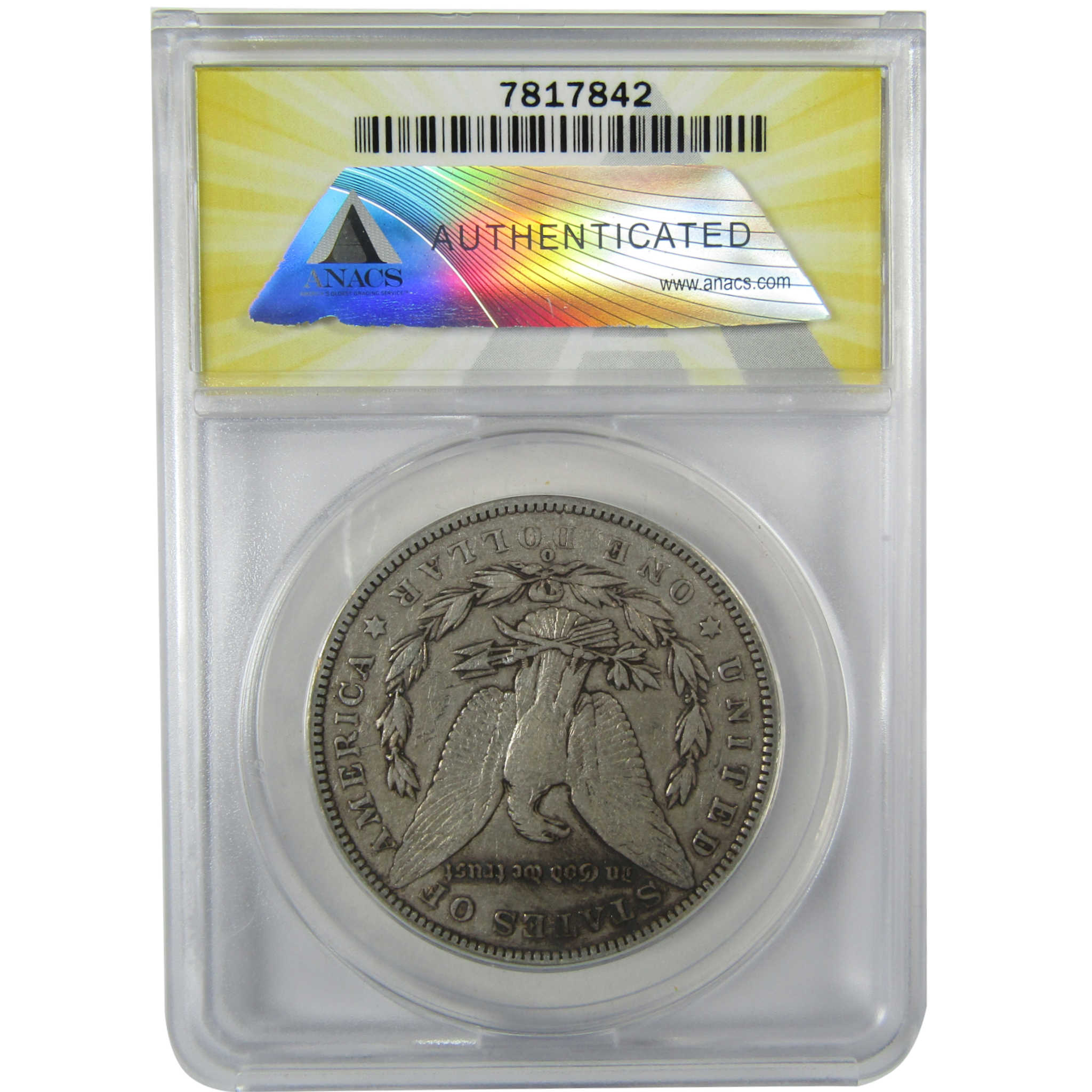 1900 O/CC Morgan Silver Dollar VF 25 ANACS $1 CoinSKU:CP856 - Morgan coin - Morgan silver dollar - Morgan silver dollar for sale - Profile Coins &amp; Collectibles