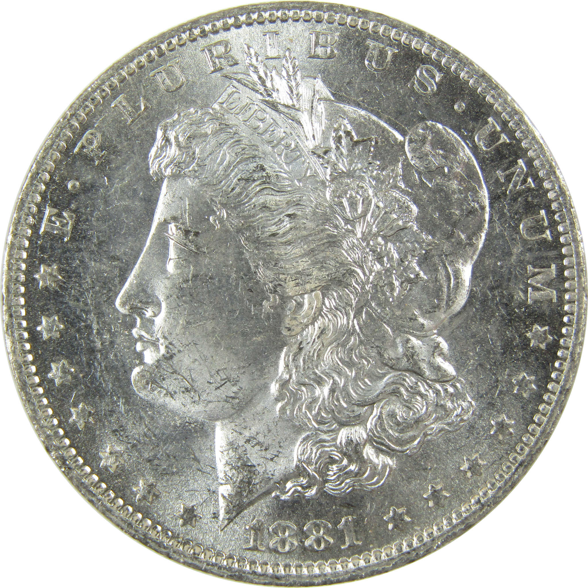 1881 O Morgan Silver Dollar Uncirculated Mint State $1 Coin SKU:I27694