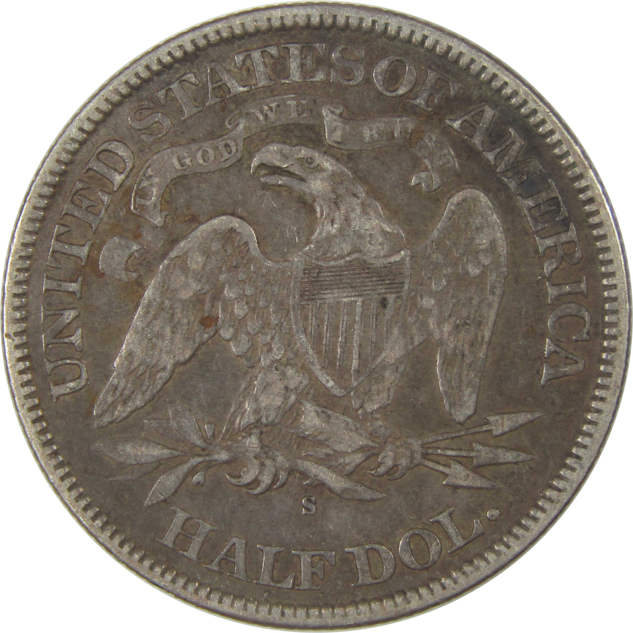 1876 S Seated Liberty Half Dollar VF Very Fine Silver SKU:I22711