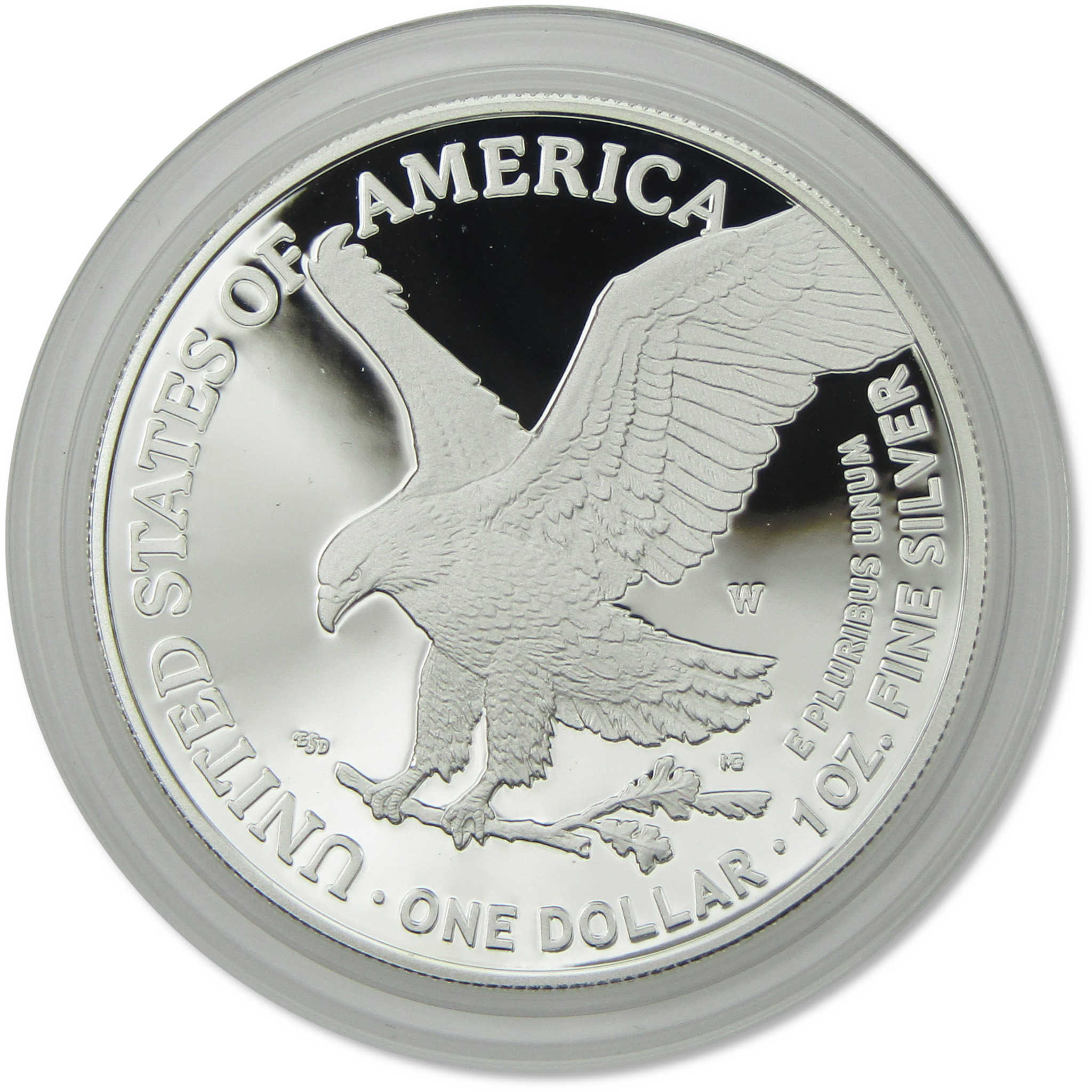 2022 W American Eagle Choice Proof 1 oz .999 Silver Bullion $1 OGP COA