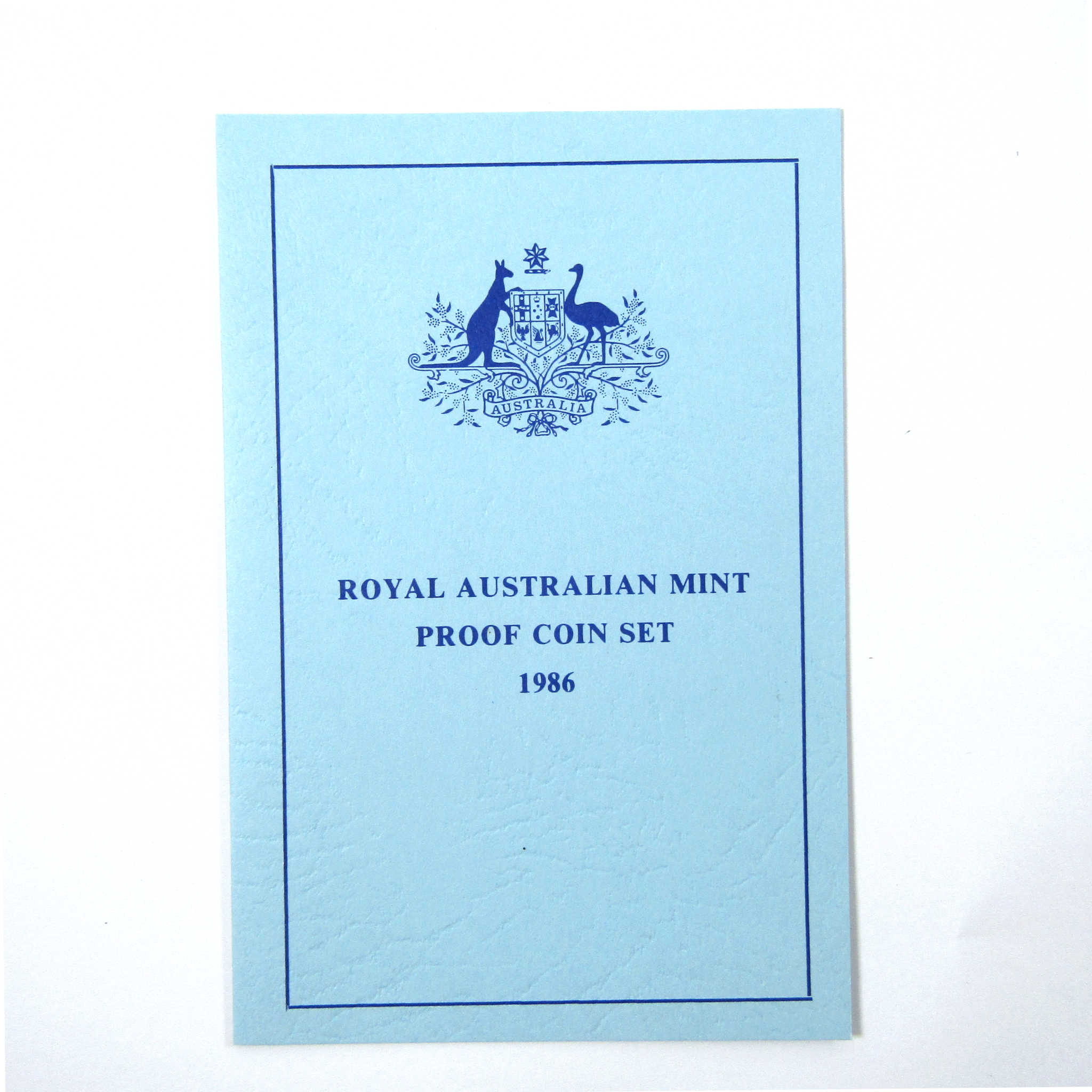 1986 Royal Australian Mint 7 Coin Proof Set OGP SKU:CPC6221