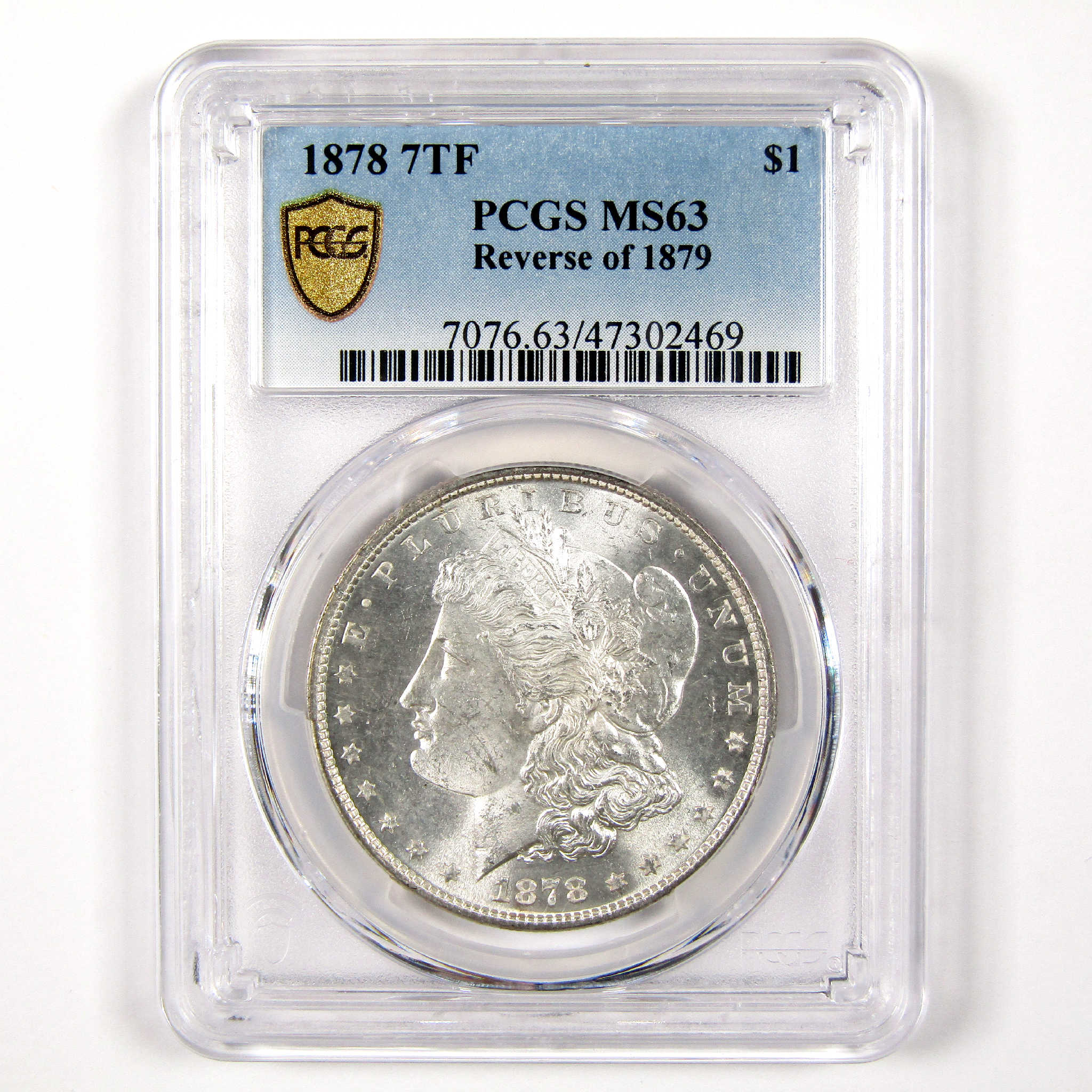 1878 7TF Rev 79 Morgan Dollar MS 63 PCGS Silver $1 Unc SKU:I11314 - Morgan coin - Morgan silver dollar - Morgan silver dollar for sale - Profile Coins &amp; Collectibles
