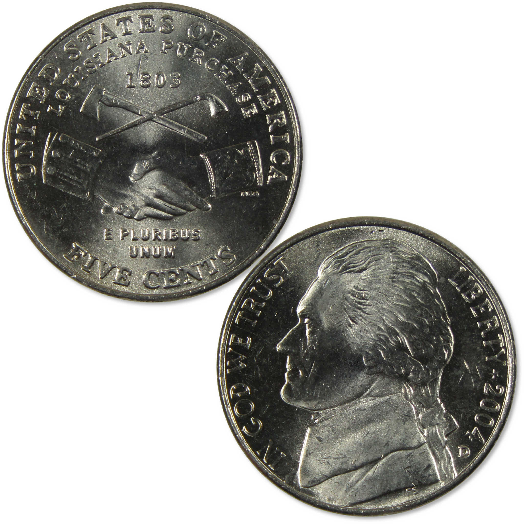 2004-2006 Westward Journey Jefferson Nickel 5 Coin Set Uncirculated