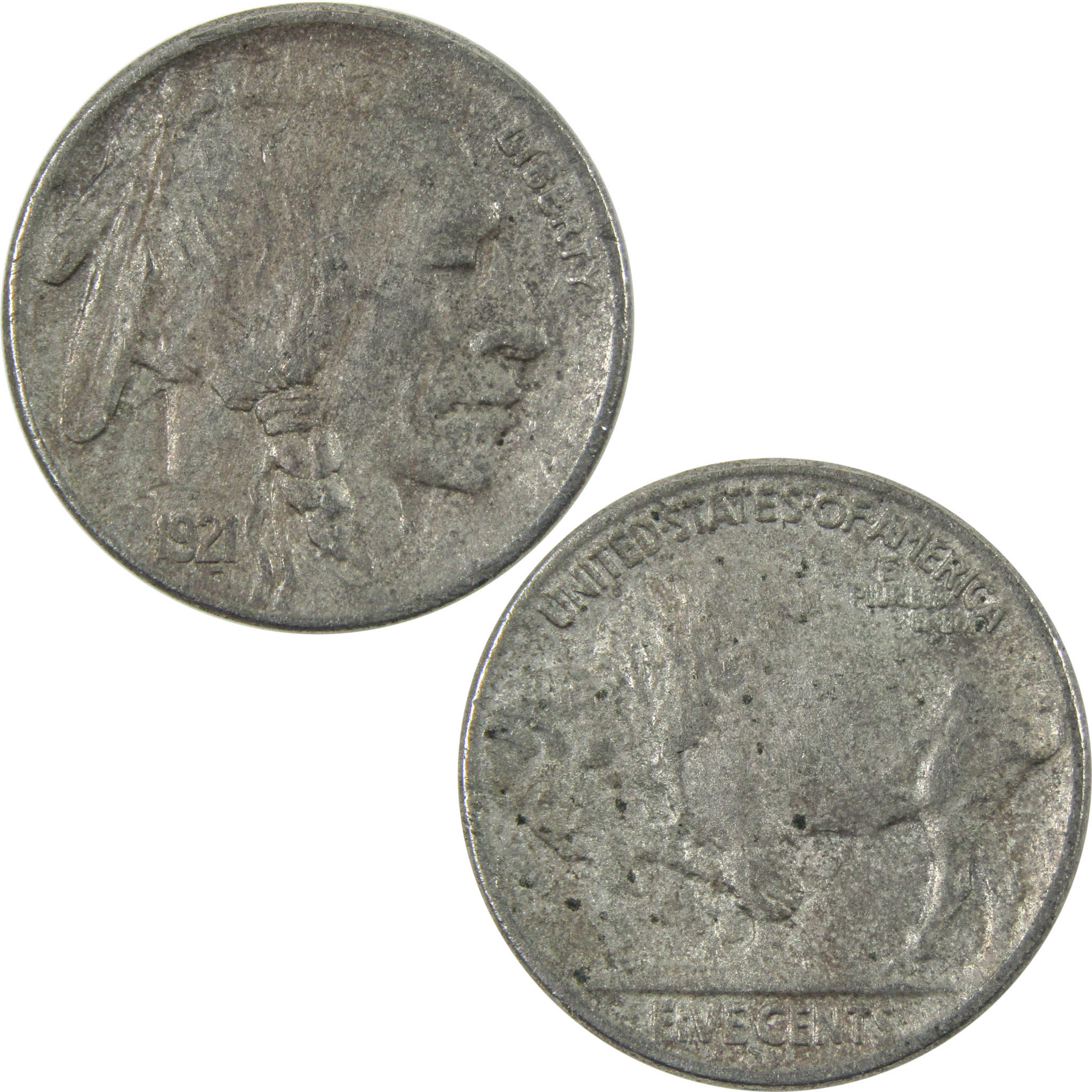 1921 S Indian Head Buffalo Nickel VF Very Fine Details SKU:CPC6314