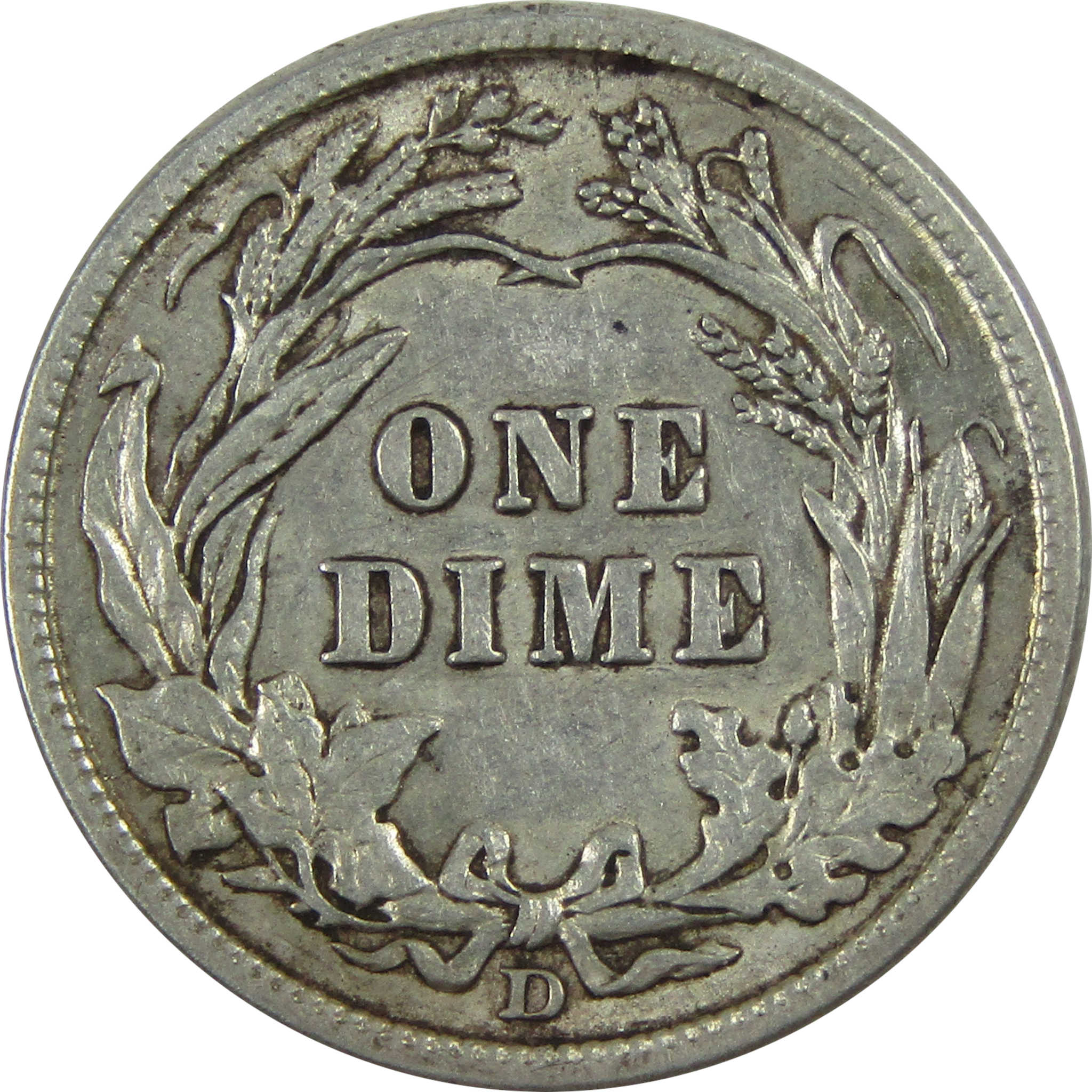 1911 D Barber Dime XF EF Extremely Fine Silver 10c Coin SKU:I13439