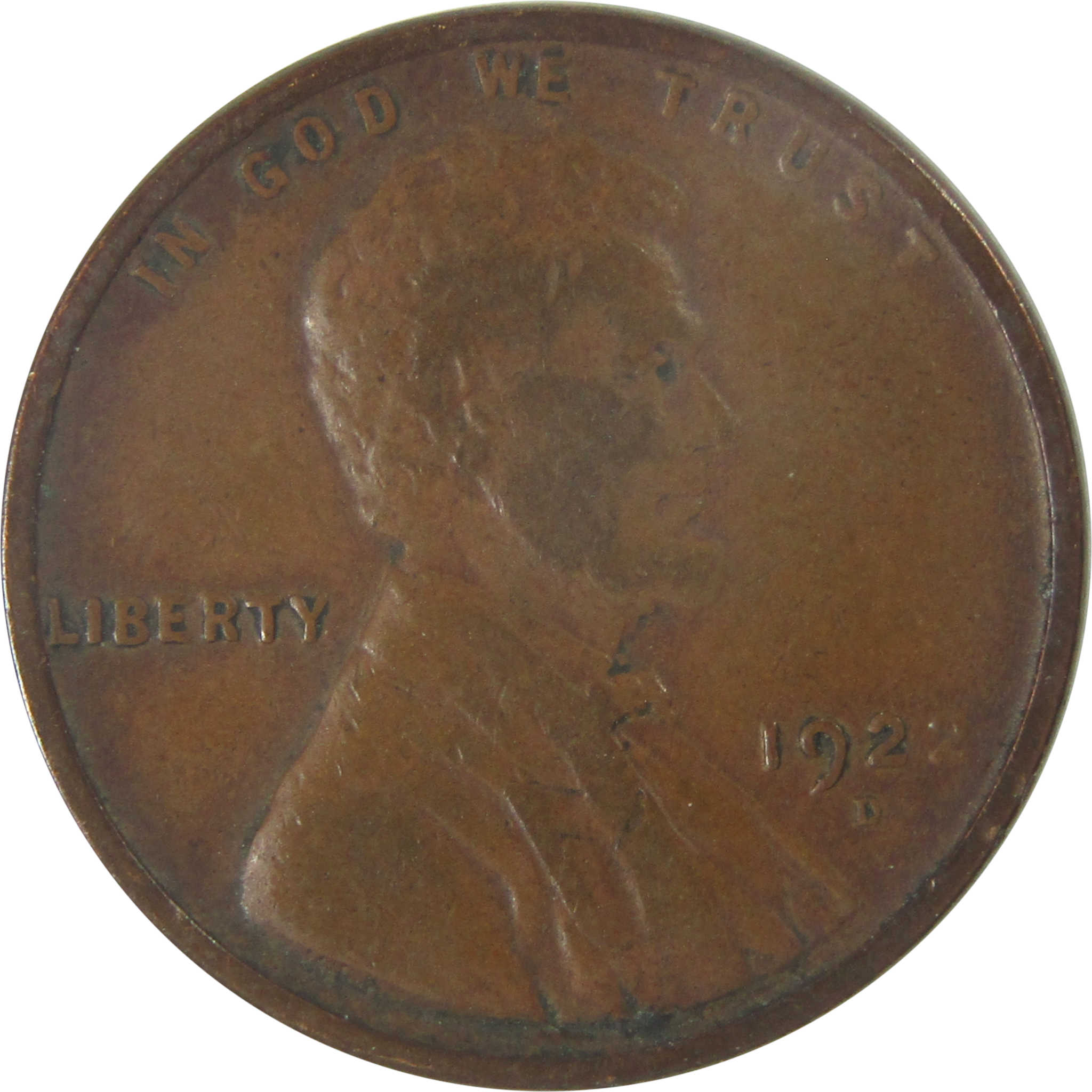 1922 D Lincoln Wheat Cent F Fine Penny 1c Coin SKU:I16639