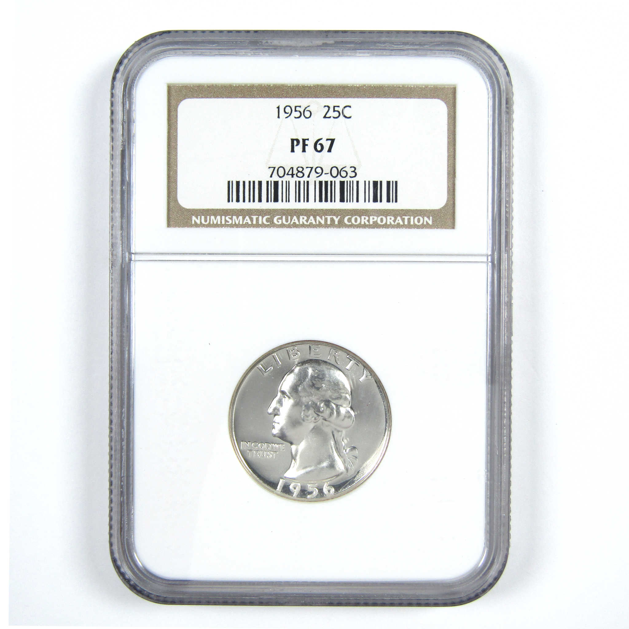 1956 Washington Quarter PF 67 NGC Silver 25c Proof Coin SKU:CPC7377