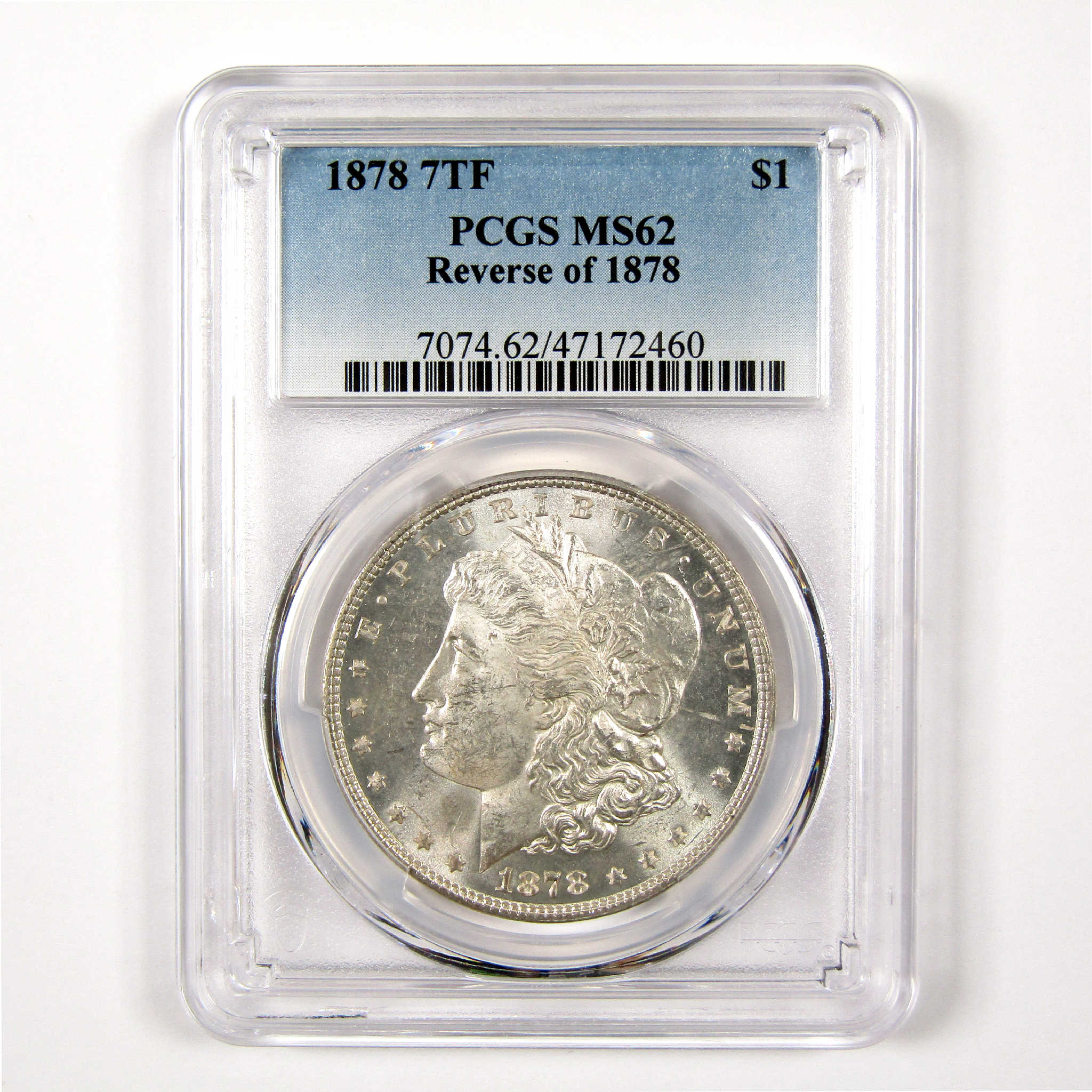 1878 7TF Rev 78 Morgan Dollar MS 62 PCGS Silver $1 Unc SKU:I11325 - Morgan coin - Morgan silver dollar - Morgan silver dollar for sale - Profile Coins &amp; Collectibles