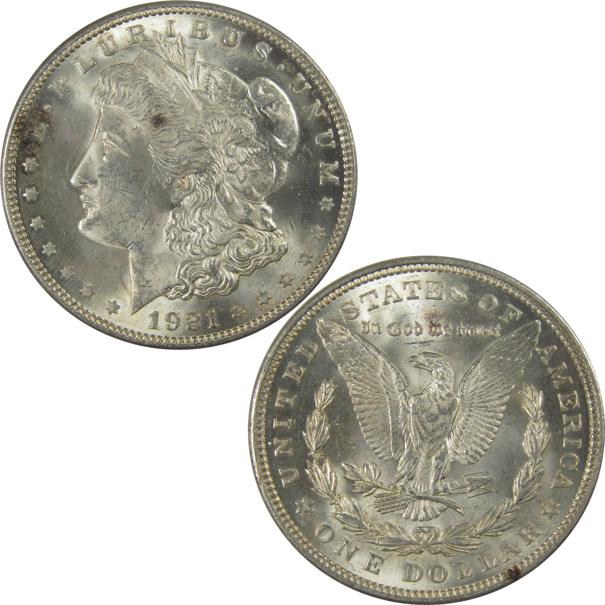 1921 Morgan Dollar Uncirculated Silver $1 Coin SKU:CPC1121 - Morgan coin - Morgan silver dollar - Morgan silver dollar for sale - Profile Coins &amp; Collectibles