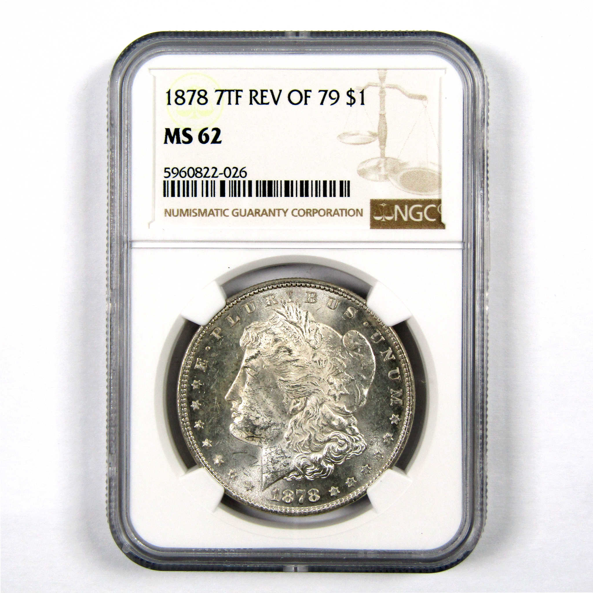 1878 7TF Rev 79 Morgan Dollar MS 62 NGC 90% Silver $1 Unc SKU:I9220 - Morgan coin - Morgan silver dollar - Morgan silver dollar for sale - Profile Coins &amp; Collectibles