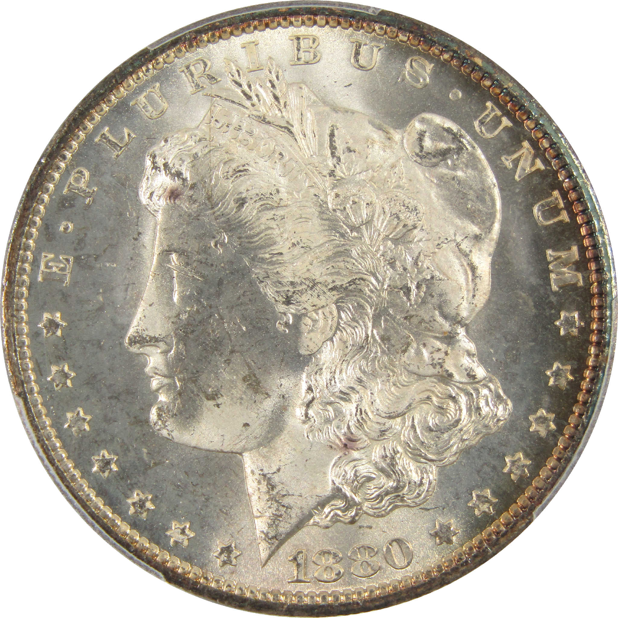 1880 CC Morgan Dollar MS 65 PCGS Silver $1 Uncirculated SKU:CPC6250 - Morgan coin - Morgan silver dollar - Morgan silver dollar for sale - Profile Coins &amp; Collectibles