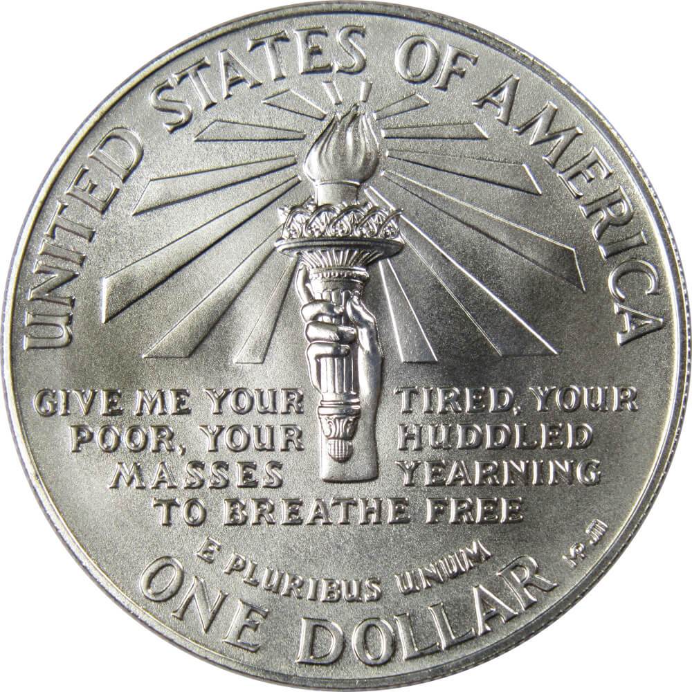 Statue of Liberty Commemorative 1986 P 90 Silver Dollar BU