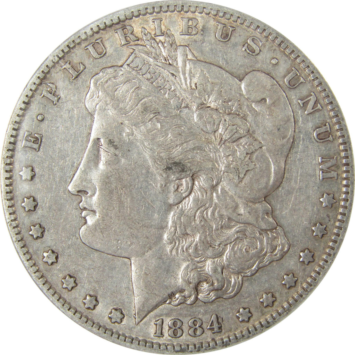 1884 S Morgan Silver Dollar EF 40 ANACS $1 Coin SKU:I27946 - Morgan coin - Morgan silver dollar - Morgan silver dollar for sale - Profile Coins &amp; Collectibles