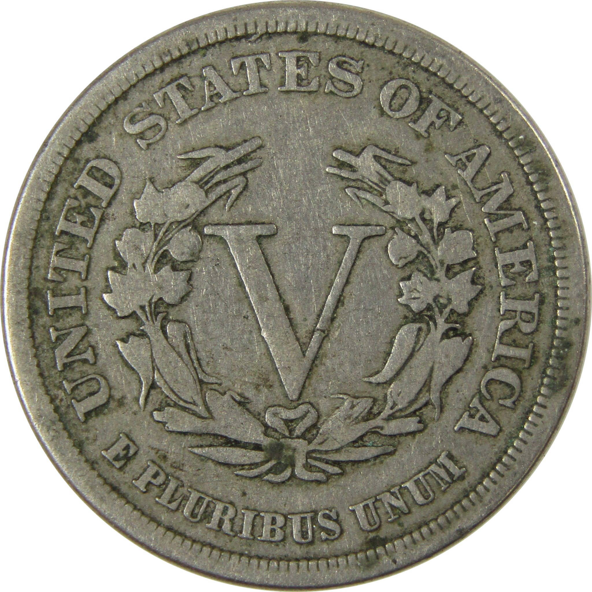 1883 No Cents Liberty Head V Nickel F Fine 5c Coin SKU:I26517
