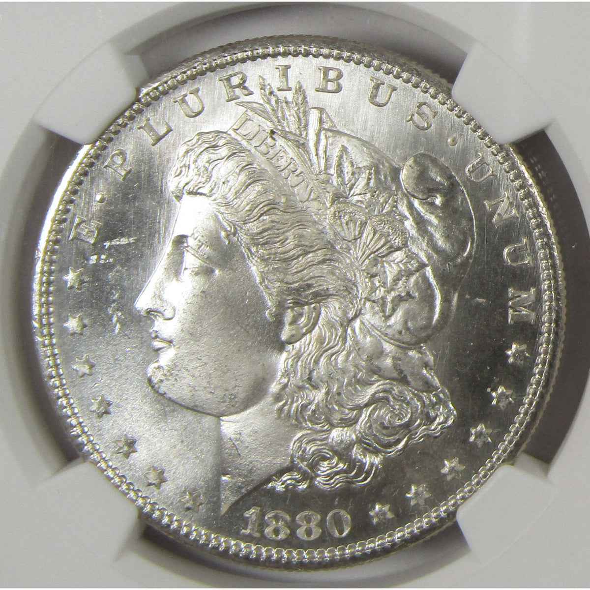 1880 S Morgan Silver Dollar MS 66 NGC Uncirculated $1 Coin Collectible - Morgan coin - Morgan silver dollar - Morgan silver dollar for sale - Profile Coins &amp; Collectibles