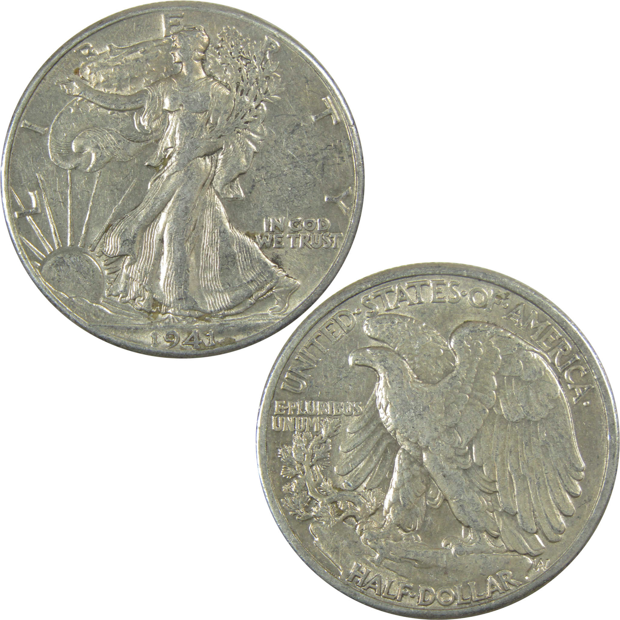 1941 Liberty Walking Half Dollar XF EF Extremely Fine SKU:I20676