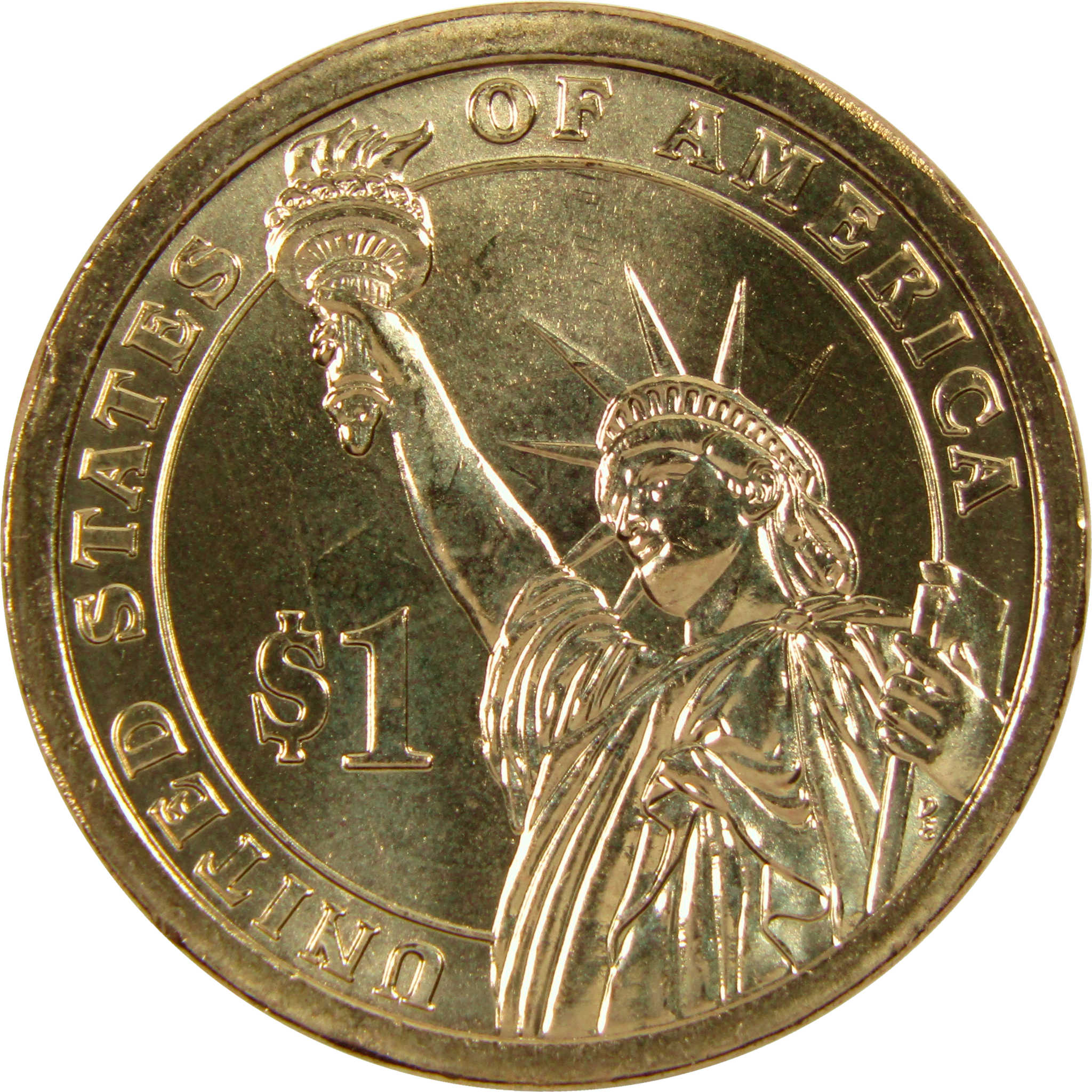 2010 P James Buchanan Presidential Dollar BU Uncirculated $1 Coin
