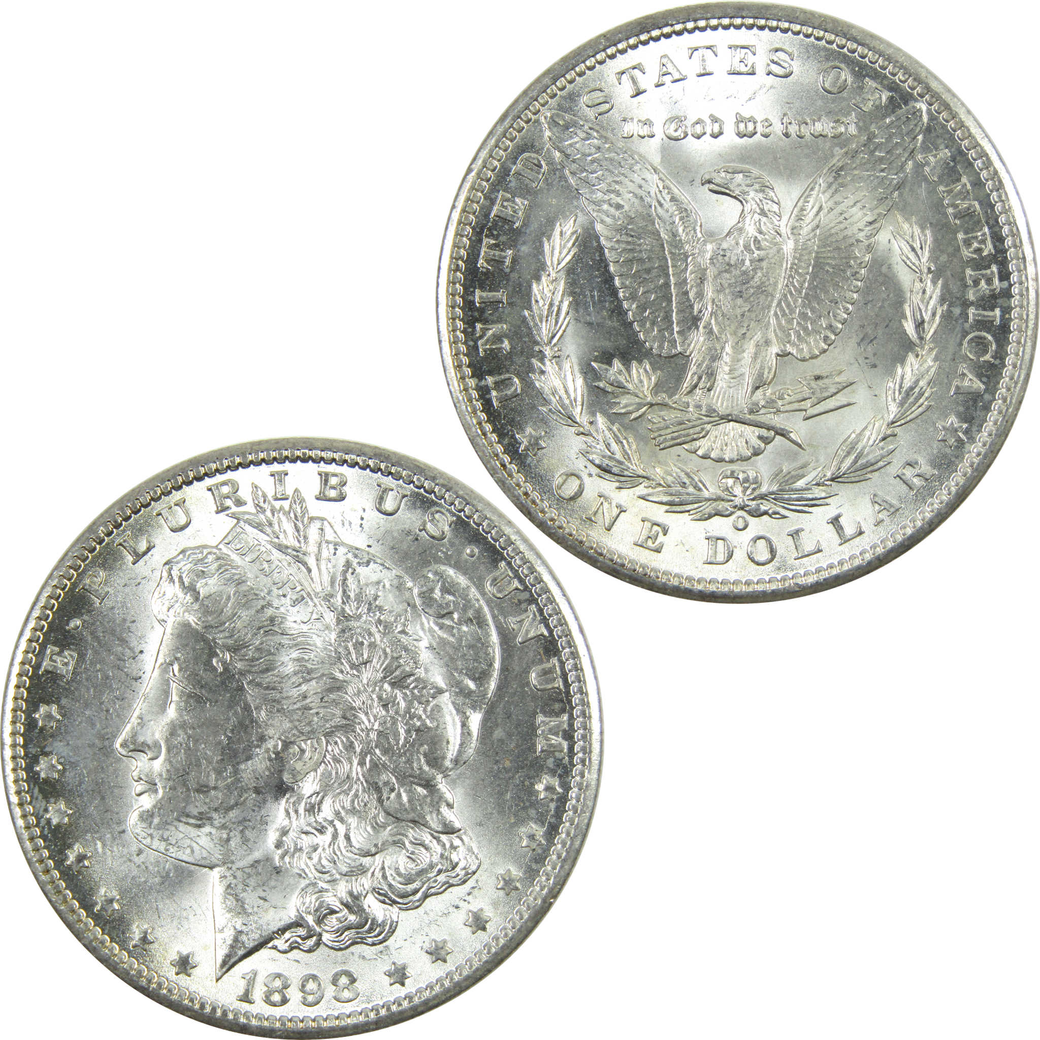 1898 O Morgan Dollar Uncirculated Silver $1 Coin SKU:I14528 - Morgan coin - Morgan silver dollar - Morgan silver dollar for sale - Profile Coins &amp; Collectibles