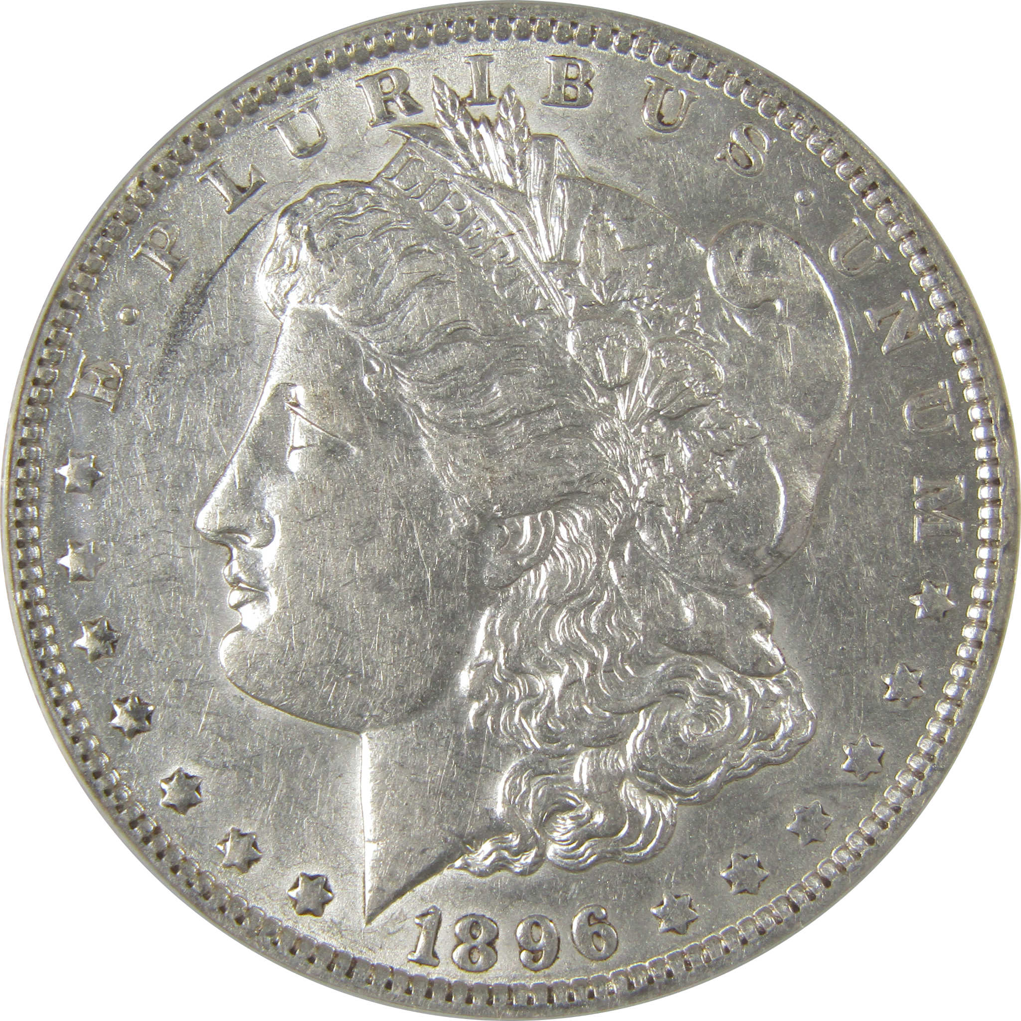 1896 O Morgan Dollar AU 50 Details ANACS Silver $1 Coin SKU:I18960 - Morgan coin - Morgan silver dollar - Morgan silver dollar for sale - Profile Coins &amp; Collectibles