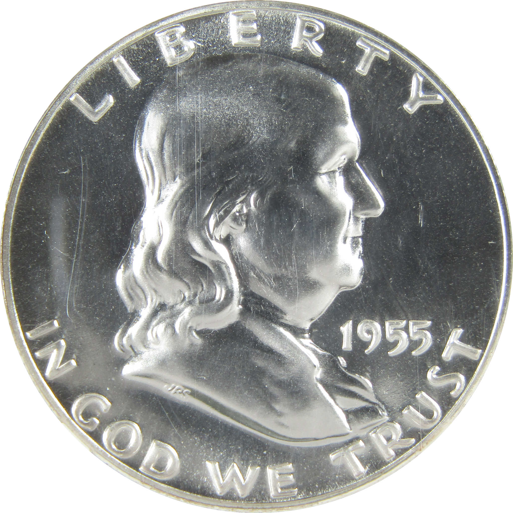 1955 Franklin Silver Half Dollar PF 68 NGC Proof 50c Coin SKU:I27399