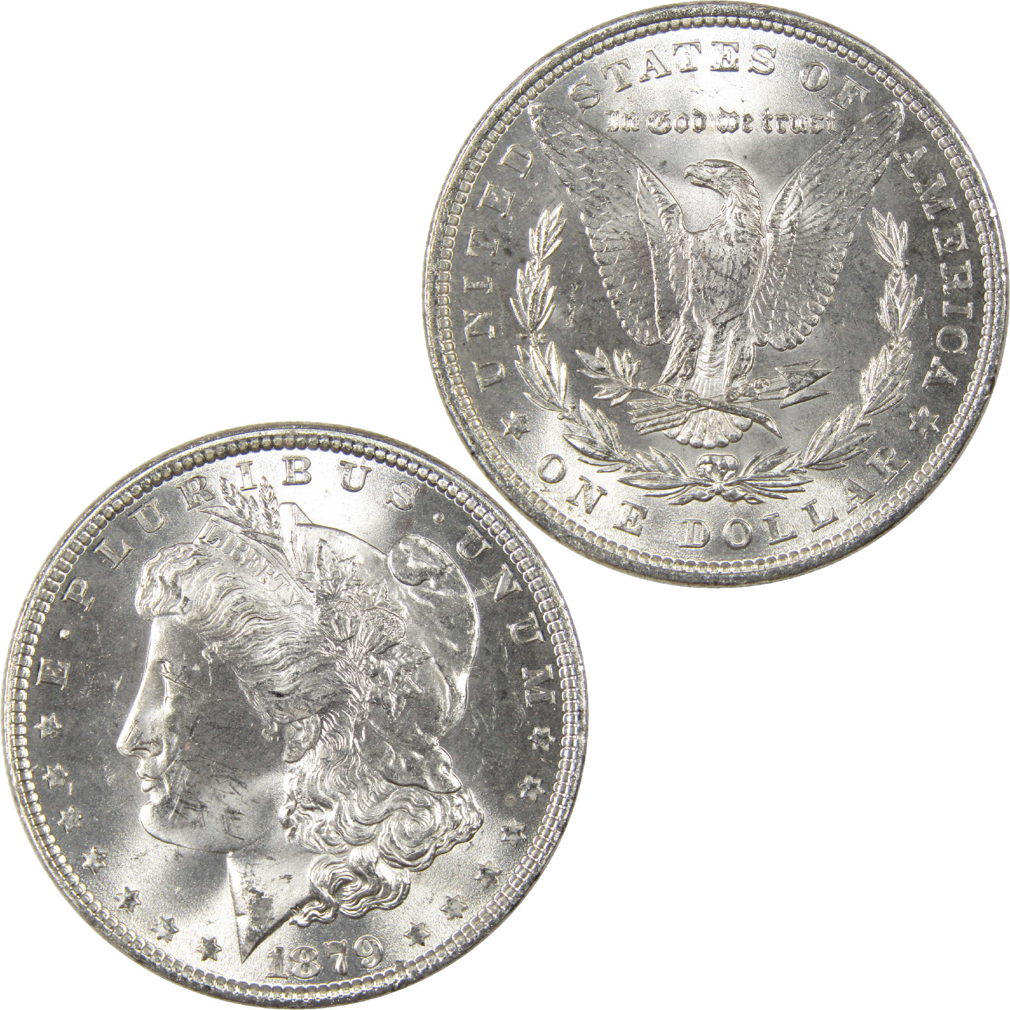 1879 Morgan Dollar BU Choice Uncirculated Silver $1 Coin - Morgan coin - Morgan silver dollar - Morgan silver dollar for sale - Profile Coins &amp; Collectibles