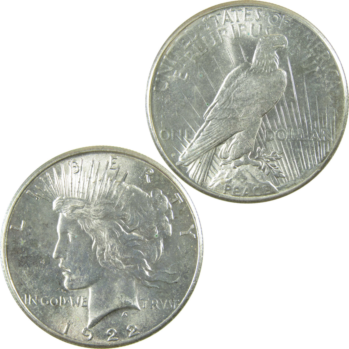 1922 S Peace Silver Dollar Uncirculated Mint State $1 Coin SKU:CP1781