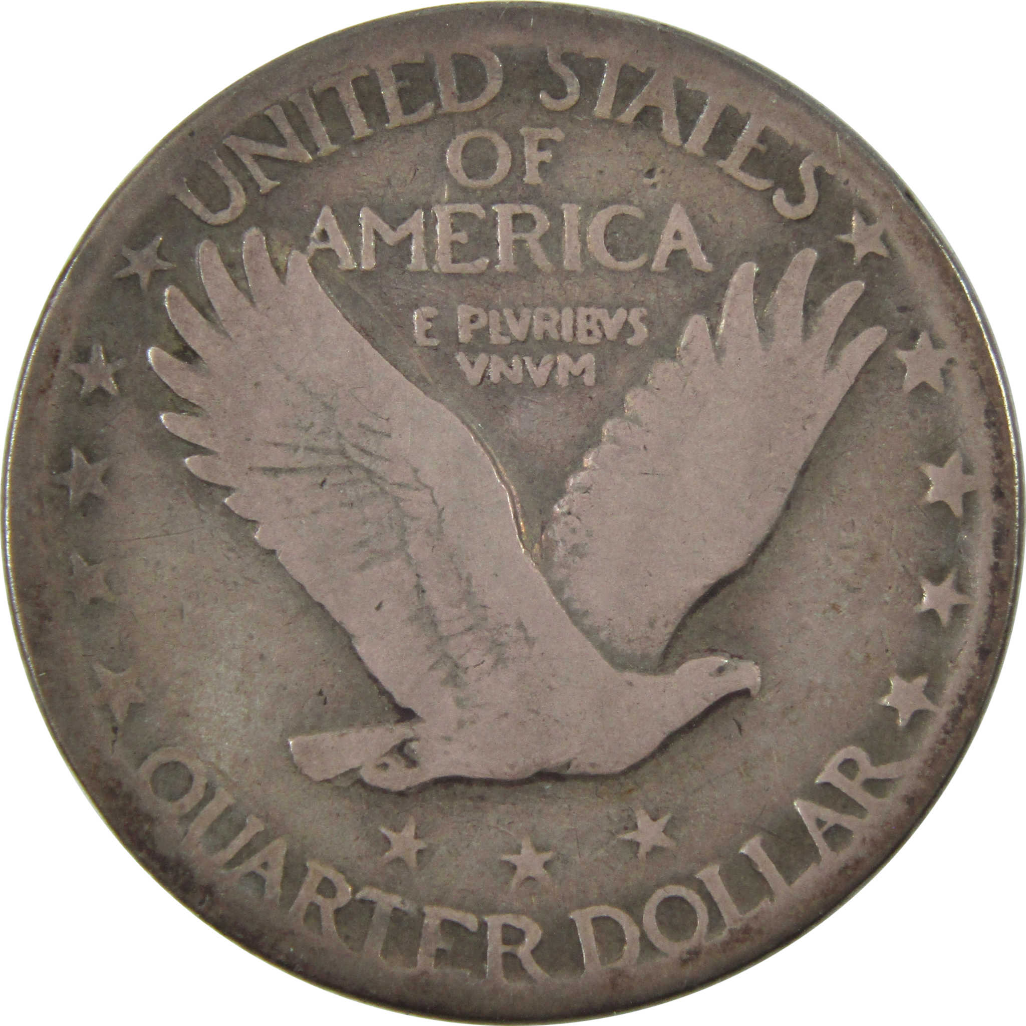 1927 D Standing Liberty Quarter G Good Silver 25c Coin SKU:I14906