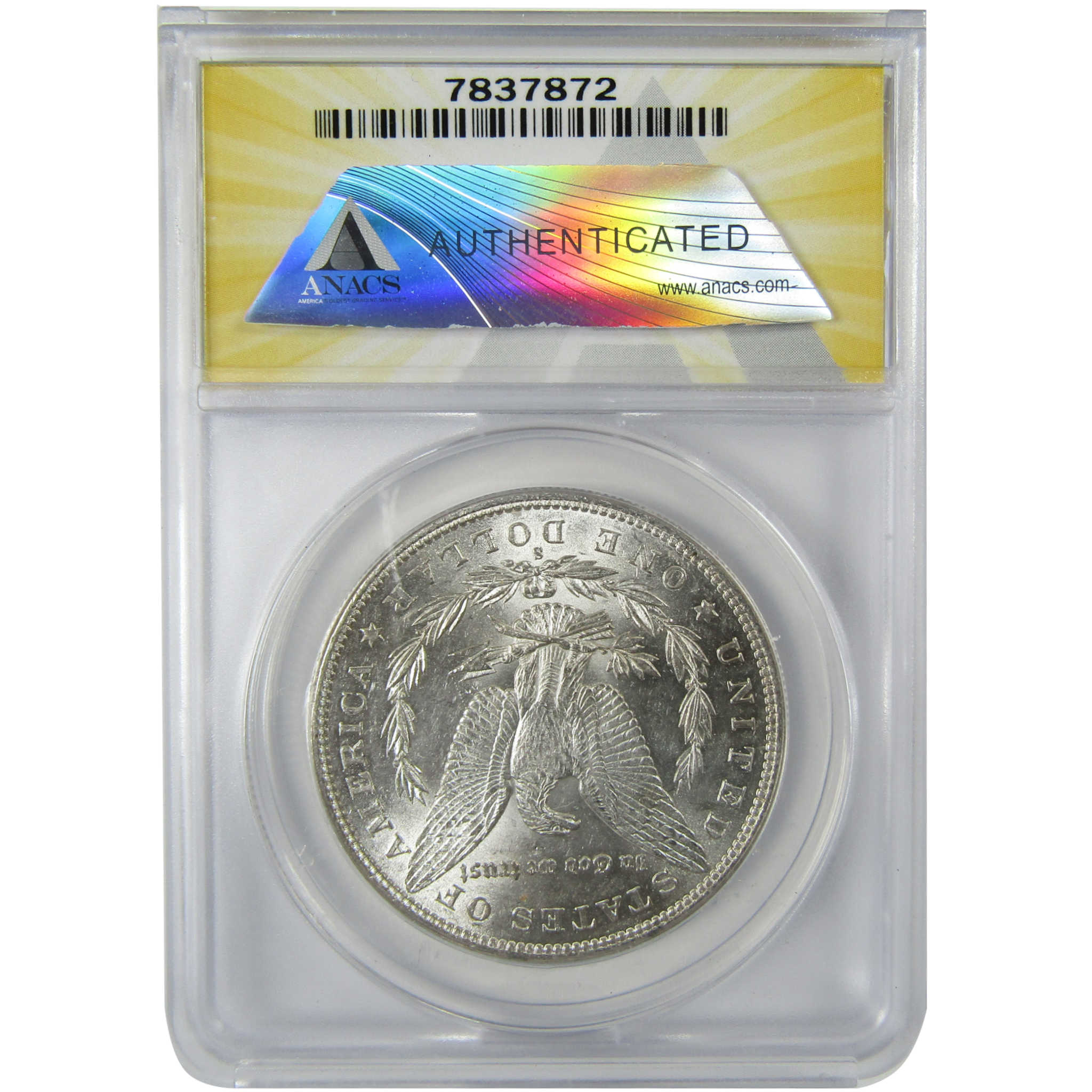 1883 S Morgan Silver Dollar AU 55 Details ANACS $1 Coin SKU:CP593 - Morgan coin - Morgan silver dollar - Morgan silver dollar for sale - Profile Coins &amp; Collectibles