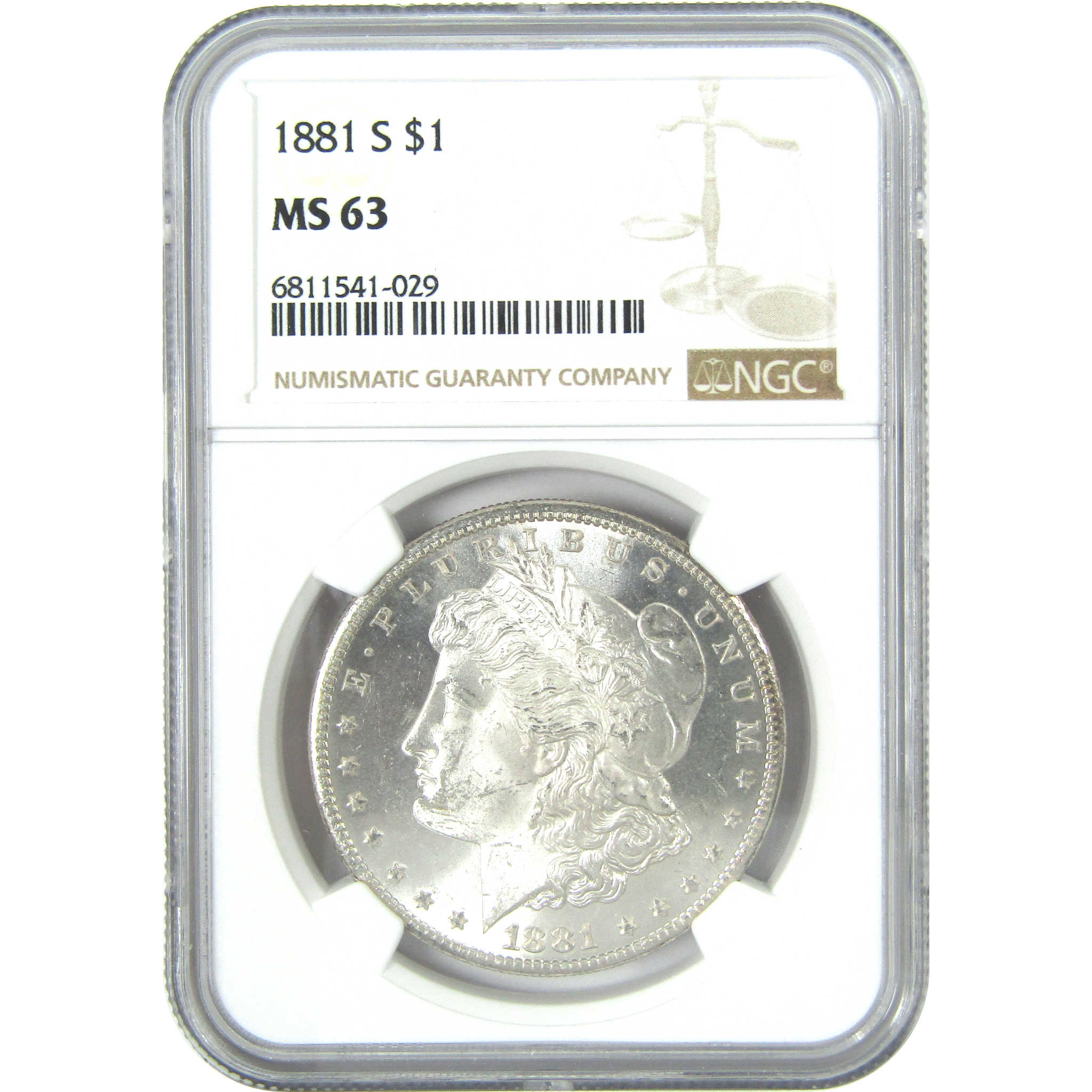 1881 S Morgan Dollar MS 63 NGC Silver $1 Uncirculated Coin SKU:I16457 - Morgan coin - Morgan silver dollar - Morgan silver dollar for sale - Profile Coins &amp; Collectibles