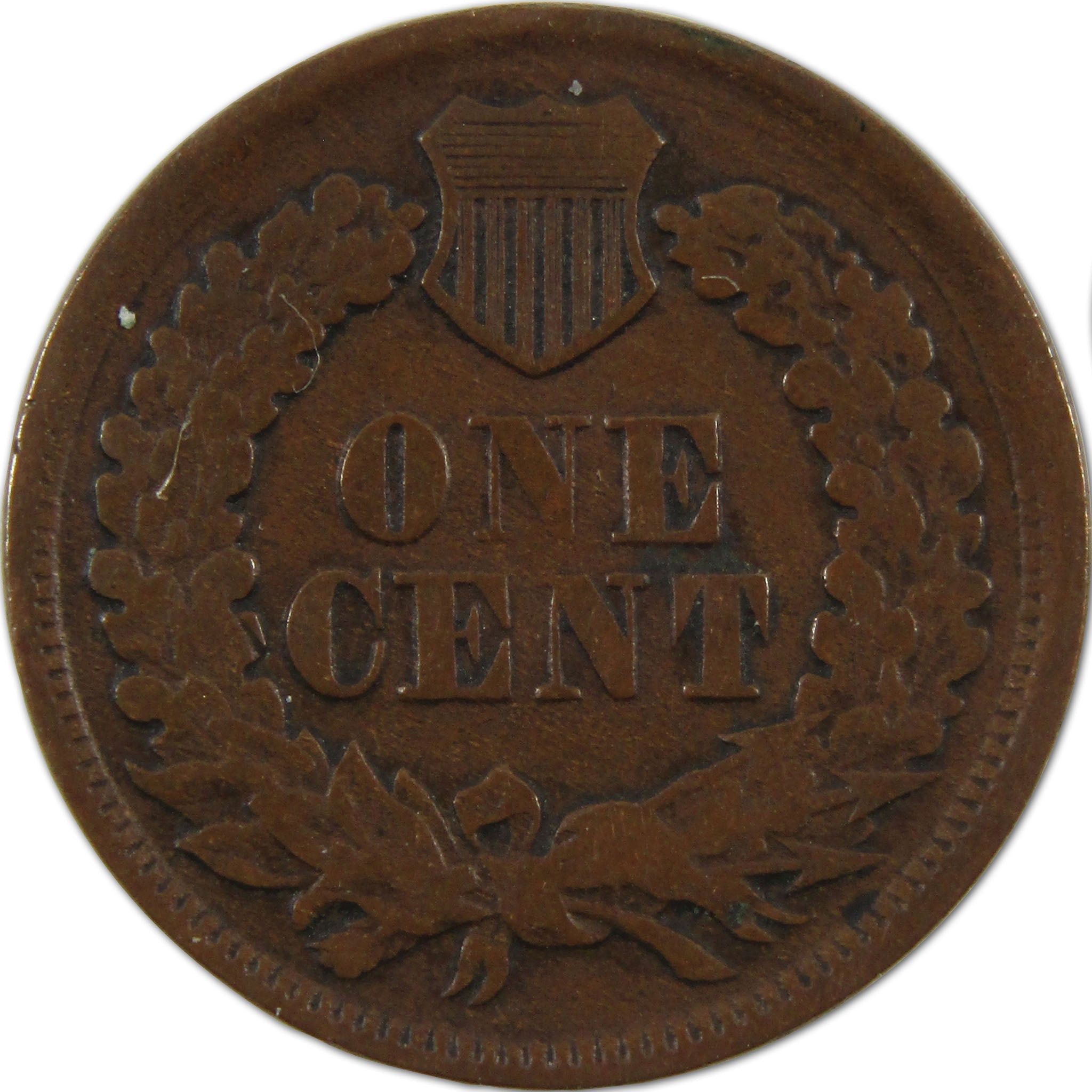 1866 Indian Head Cent VG Very Good Penny 1c Coin SKU:I10360