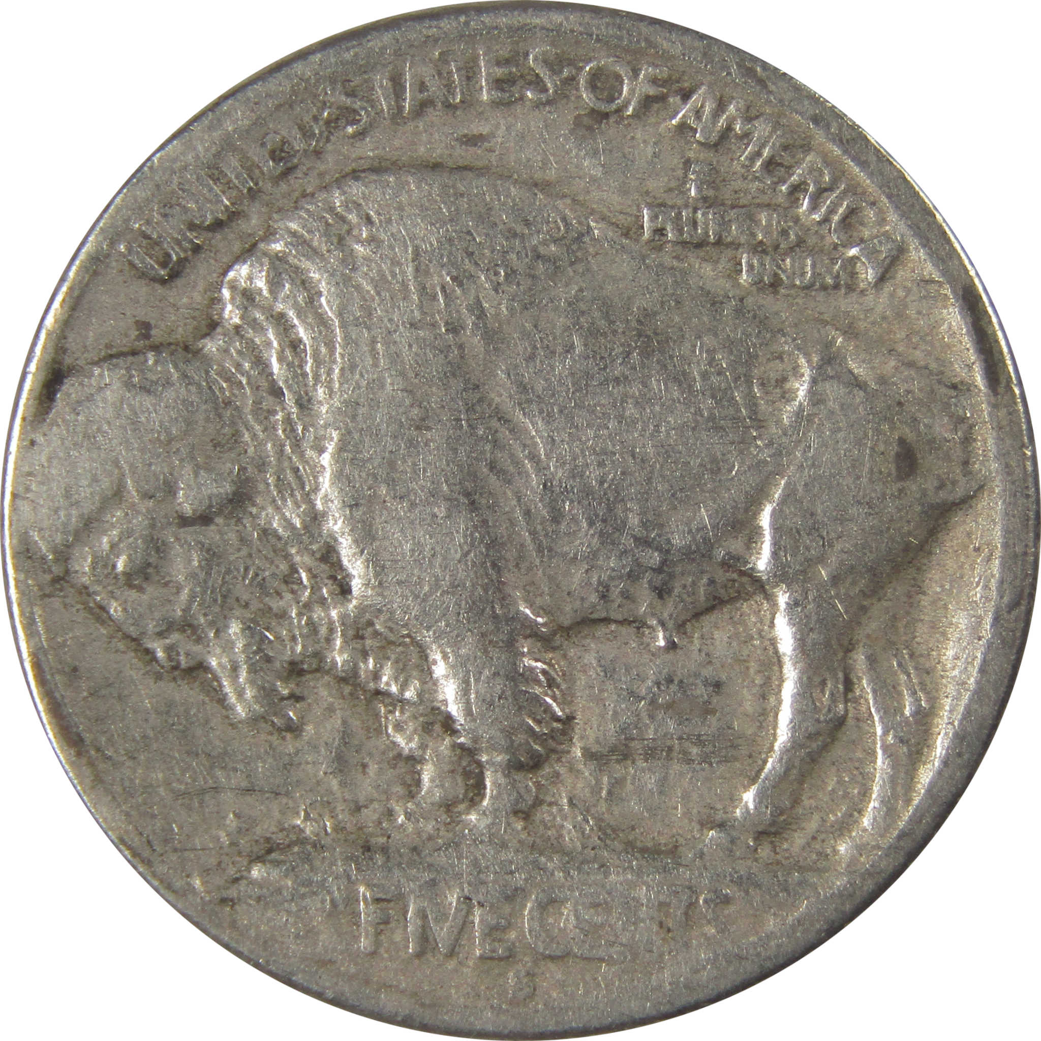1913 S Type 1 Indian Head Buffalo Nickel F Fine Details SKU:I22909