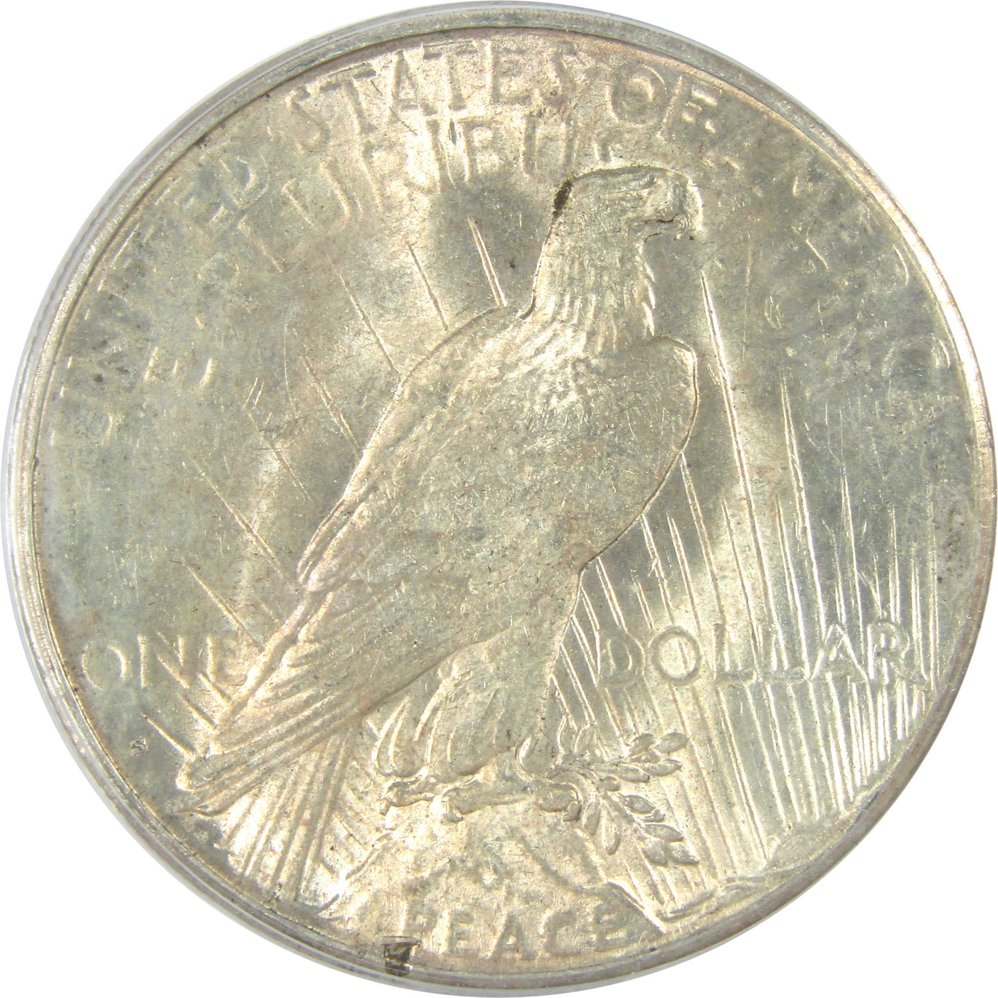 1925 S Peace Dollar AU 55 Details ANACS Silver $1 Coin SKU:I16242