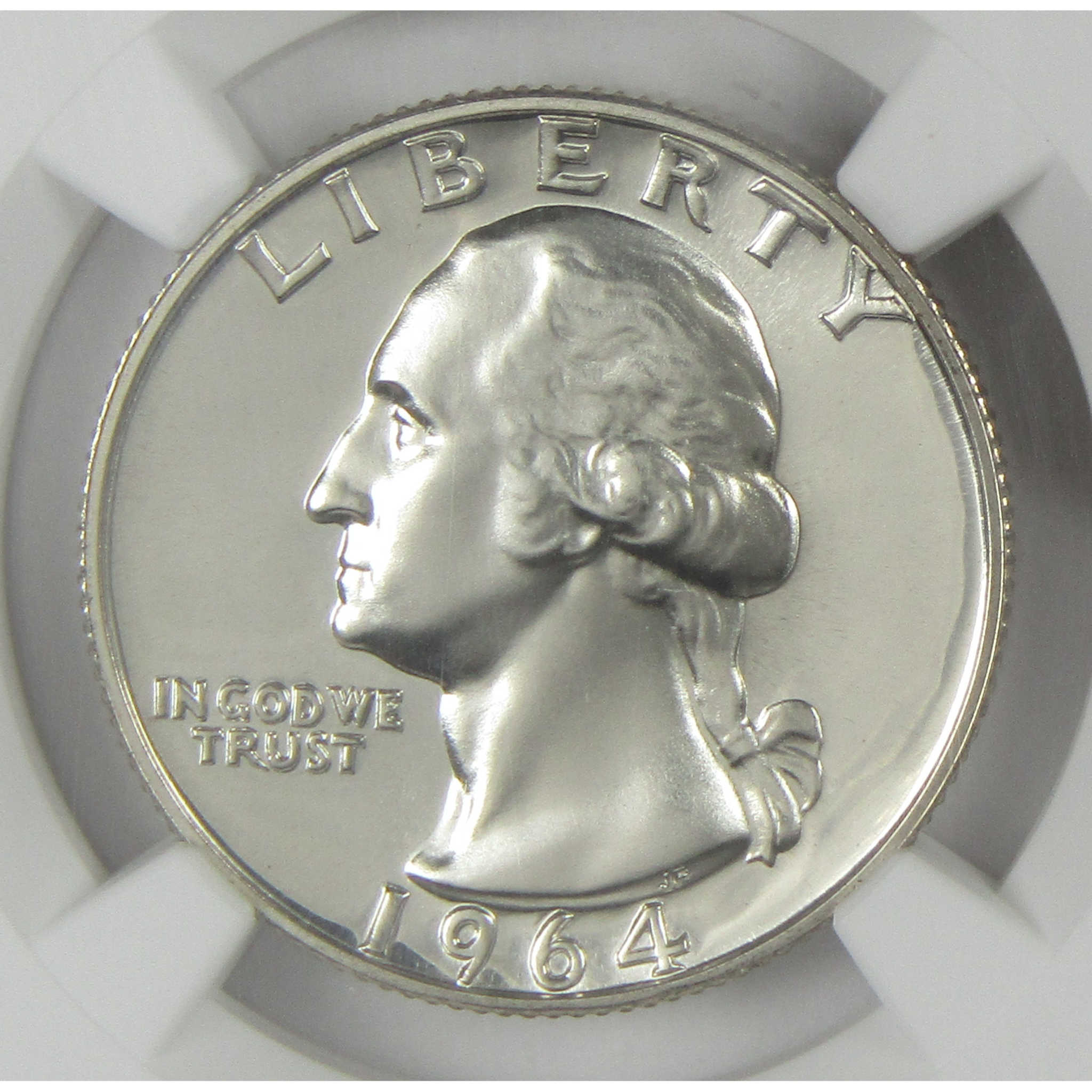 1964 Washington Silver Quarter PF 68 NGC Proof 25c Coin SKU:I27502