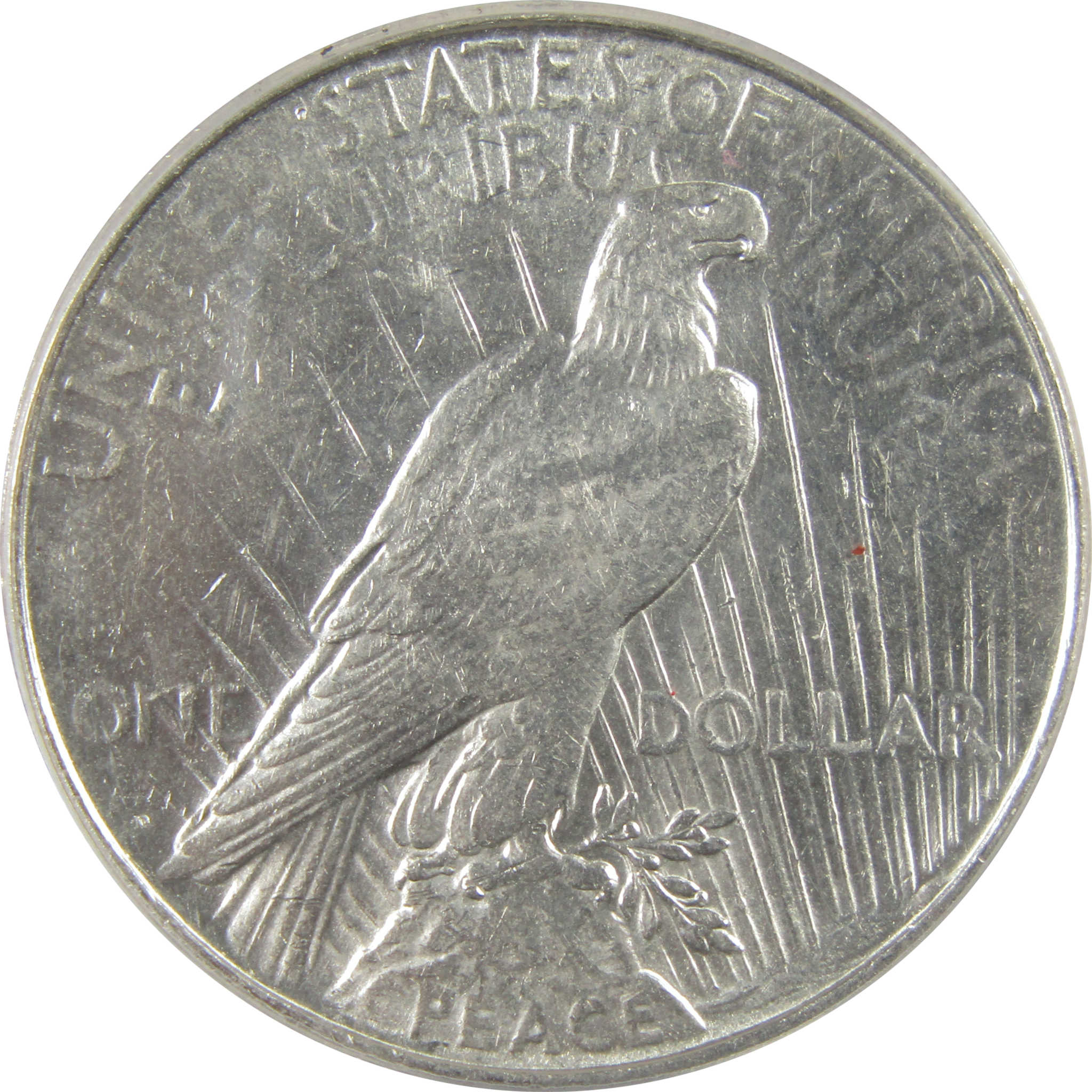 1923 D Peace Dollar AU 58 ANACS Silver $1 Coin SKU:I22236