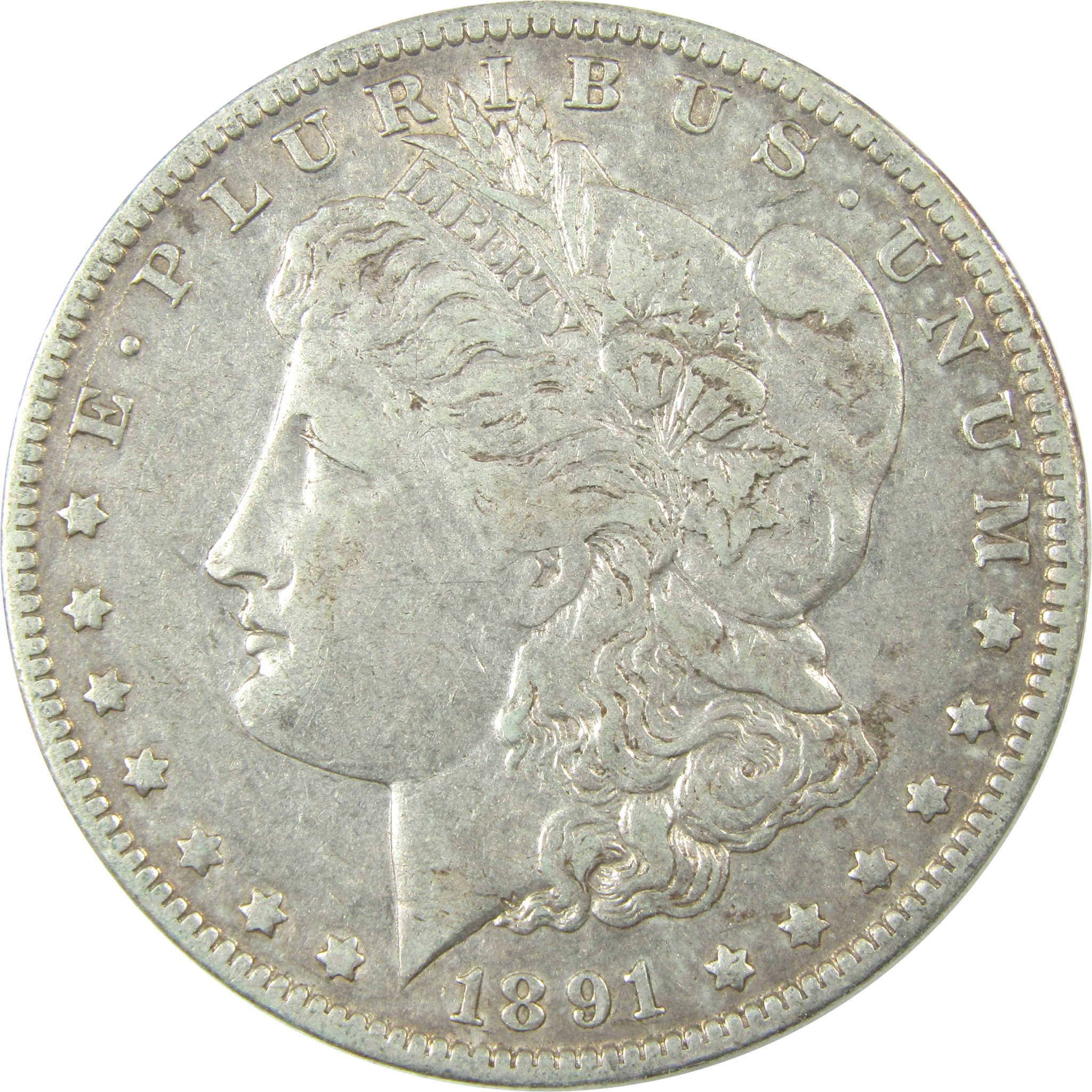 1891 O VAM-1A1 E on Rev Top 100 Morgan Silver Dollar XF SKU:I25342 - Morgan coin - Morgan silver dollar - Morgan silver dollar for sale - Profile Coins &amp; Collectibles
