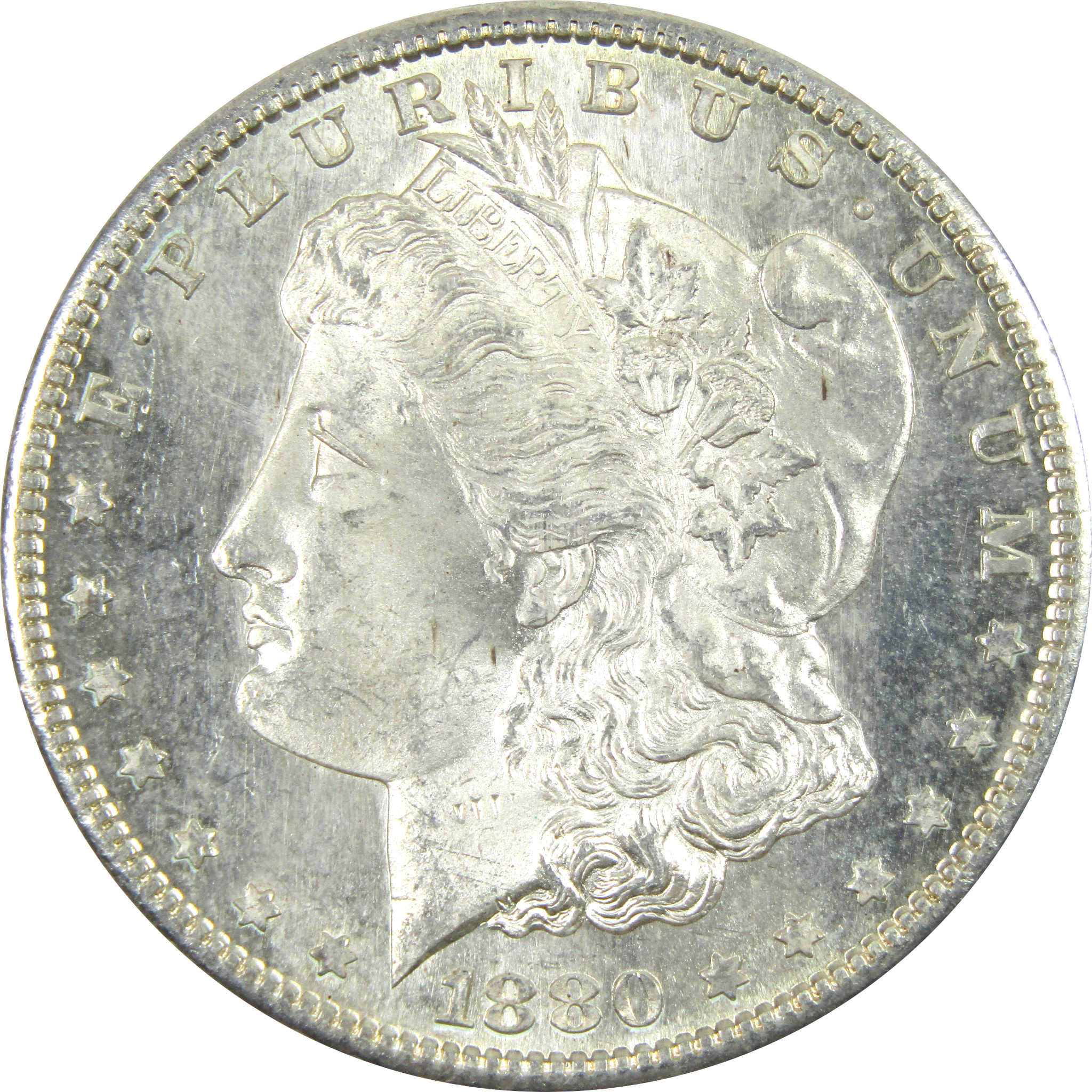 1880 S Morgan Dollar Uncirculated Silver $1 Coin SKU:I14554 - Morgan coin - Morgan silver dollar - Morgan silver dollar for sale - Profile Coins &amp; Collectibles