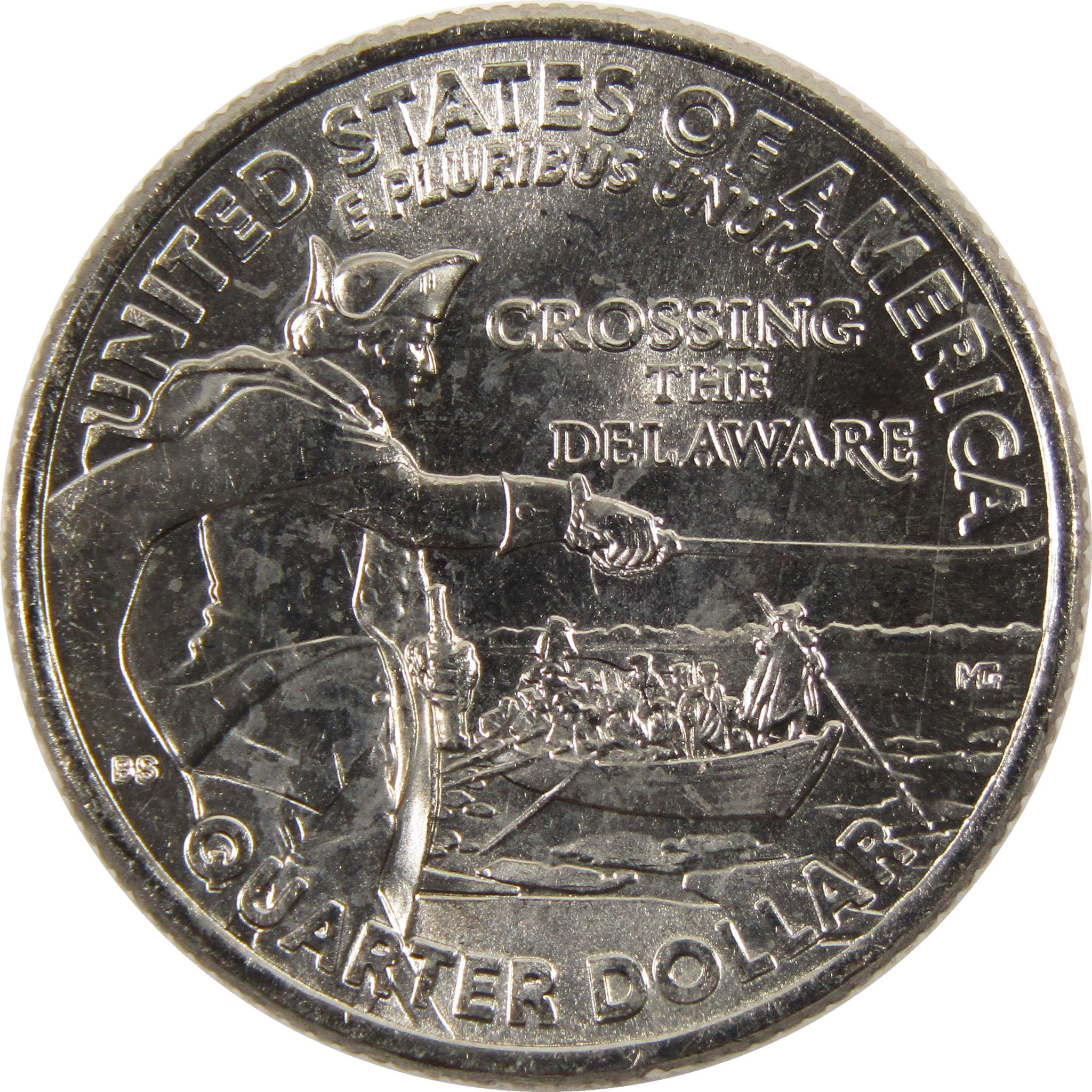 2021 P Washington Crossing the Delaware Quarter Uncirculated Clad Coin