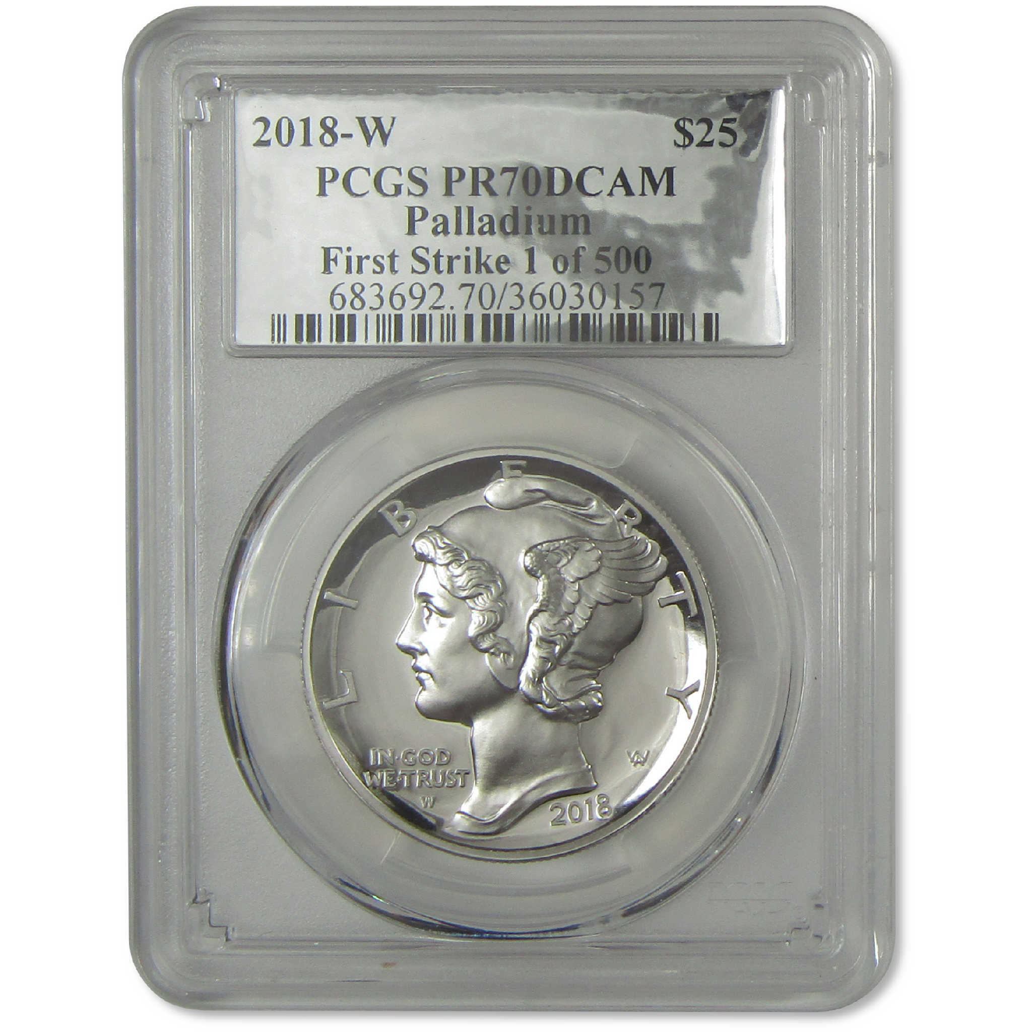 2018 W American Eagle PR 70 DCAM PCGS 1 oz Palladium Proof SKU:CPC8862