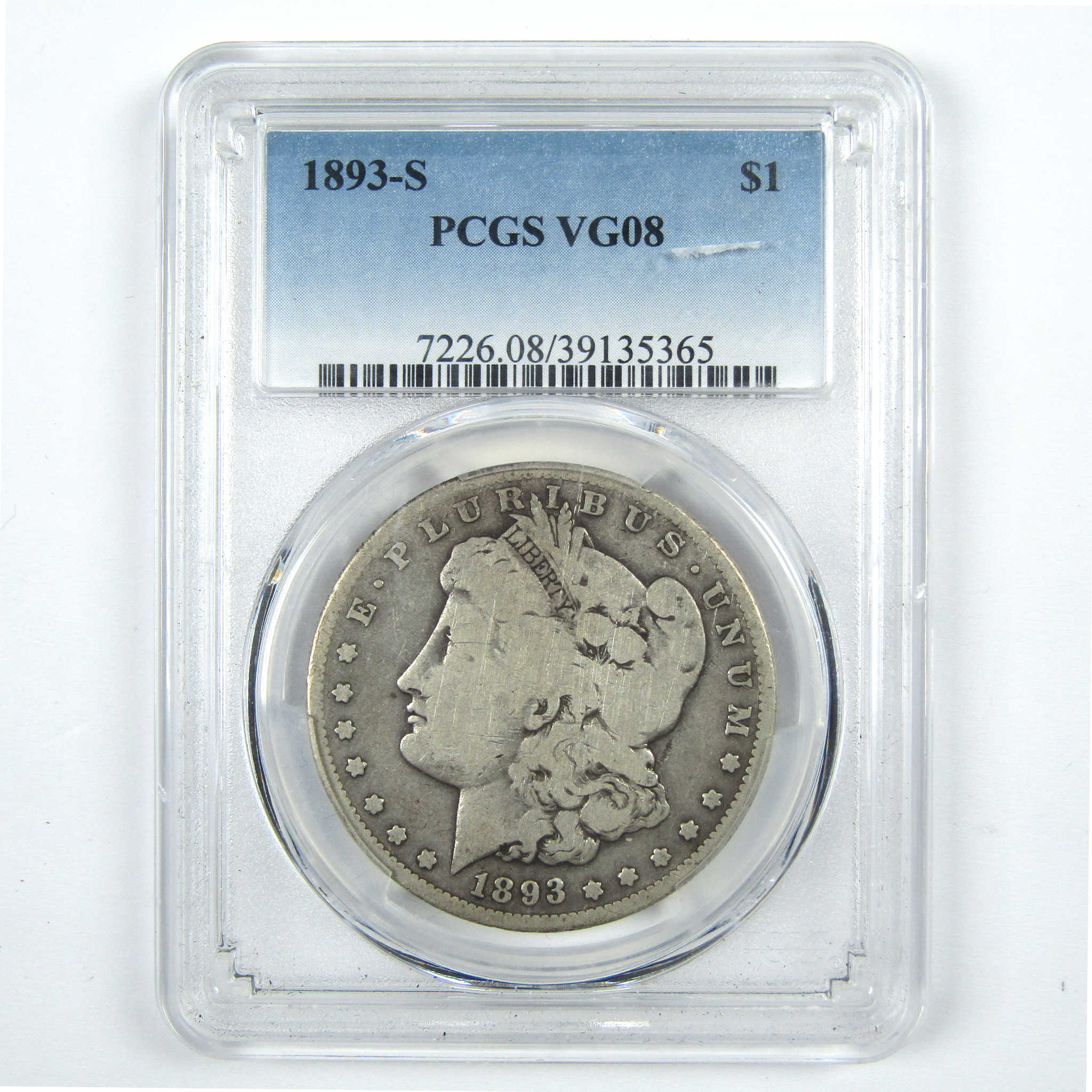 1893 S Morgan Dollar VG 8 PCGS Silver $1 Coin SKU:I14619 - Morgan coin - Morgan silver dollar - Morgan silver dollar for sale - Profile Coins &amp; Collectibles