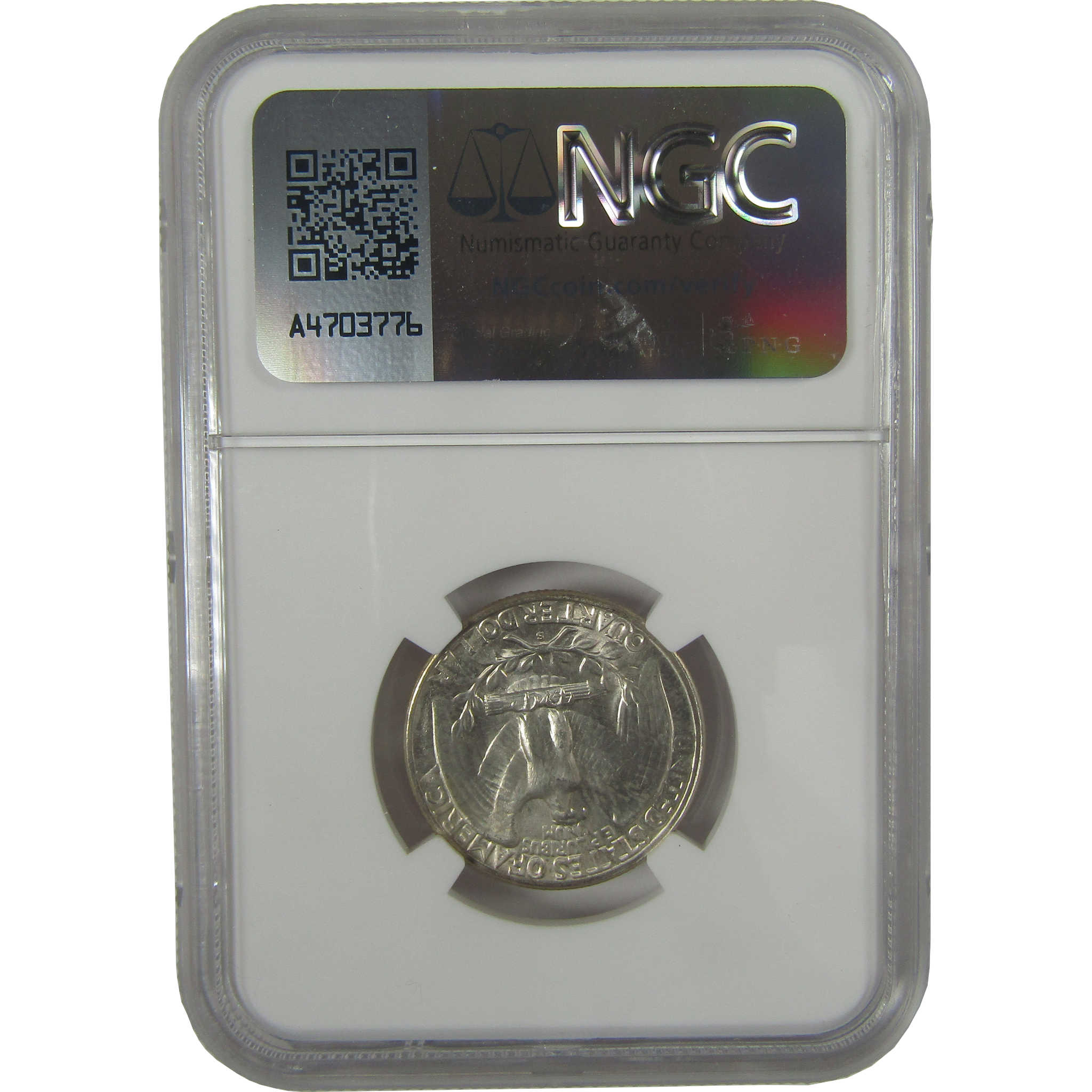 1940 S Washington Quarter MS 64 NGC Original Bag Fragment SKU:I22609