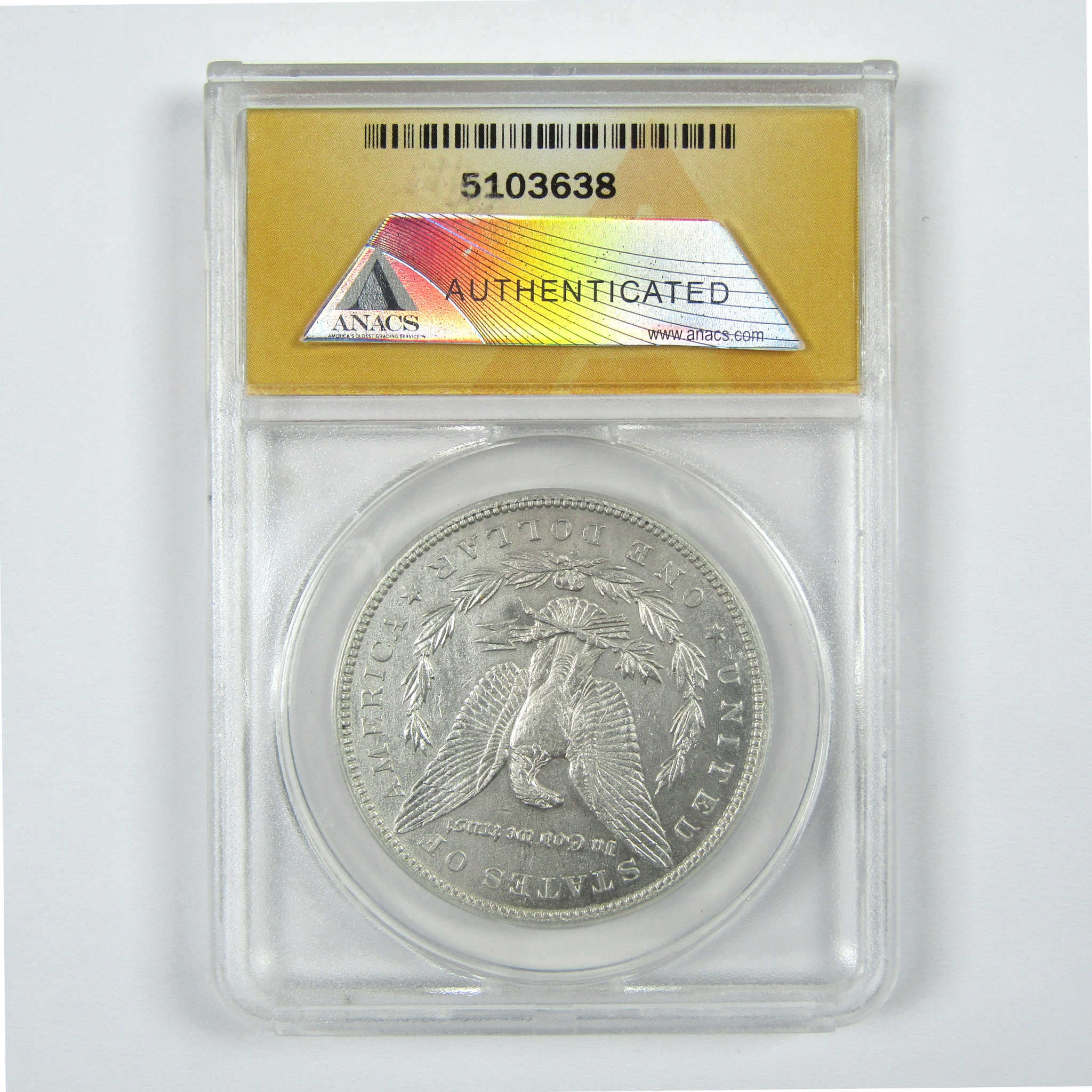 1895 S/S Morgan Dollar AU 50 ANACS S/Horiz S VAM-4 SKU:I14926 - Morgan coin - Morgan silver dollar - Morgan silver dollar for sale - Profile Coins &amp; Collectibles