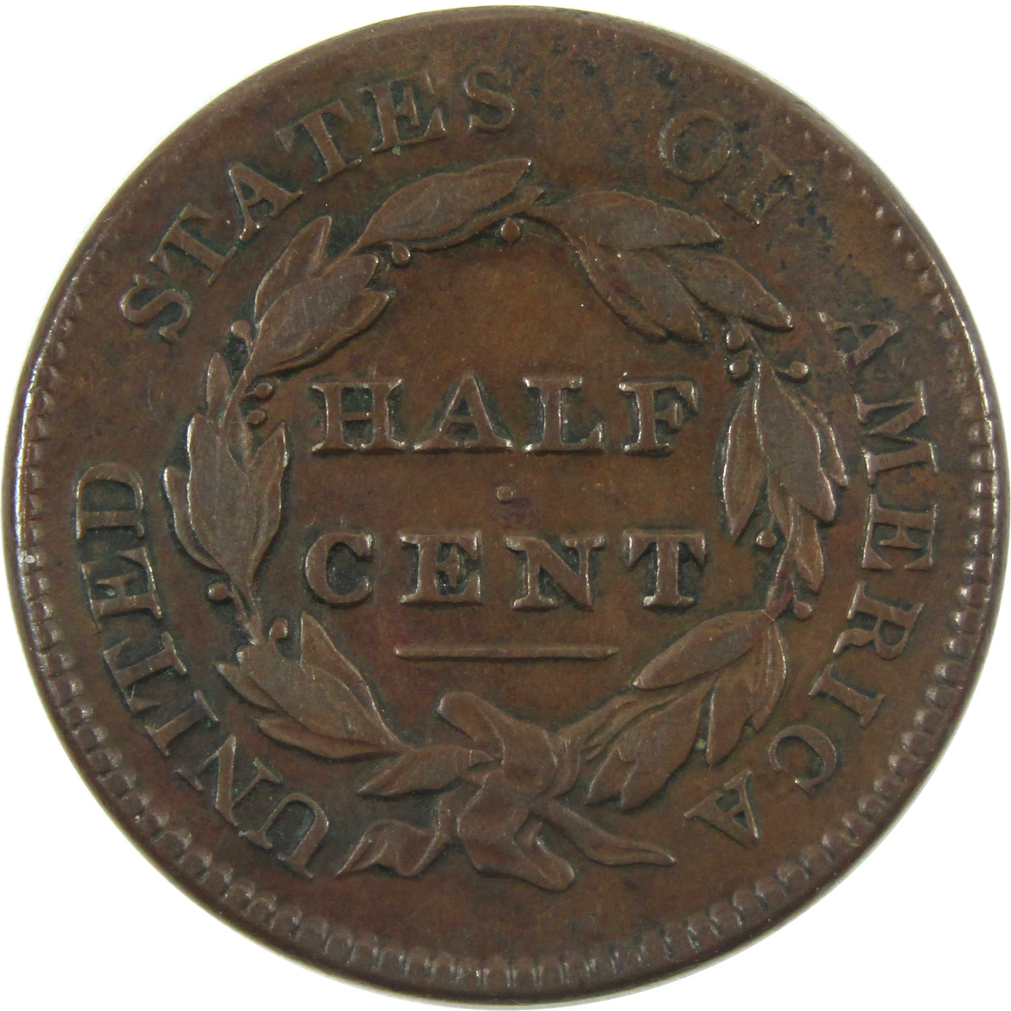 1829 Classic Head Half Cent VF Very Fine Copper Penny SKU:I14898