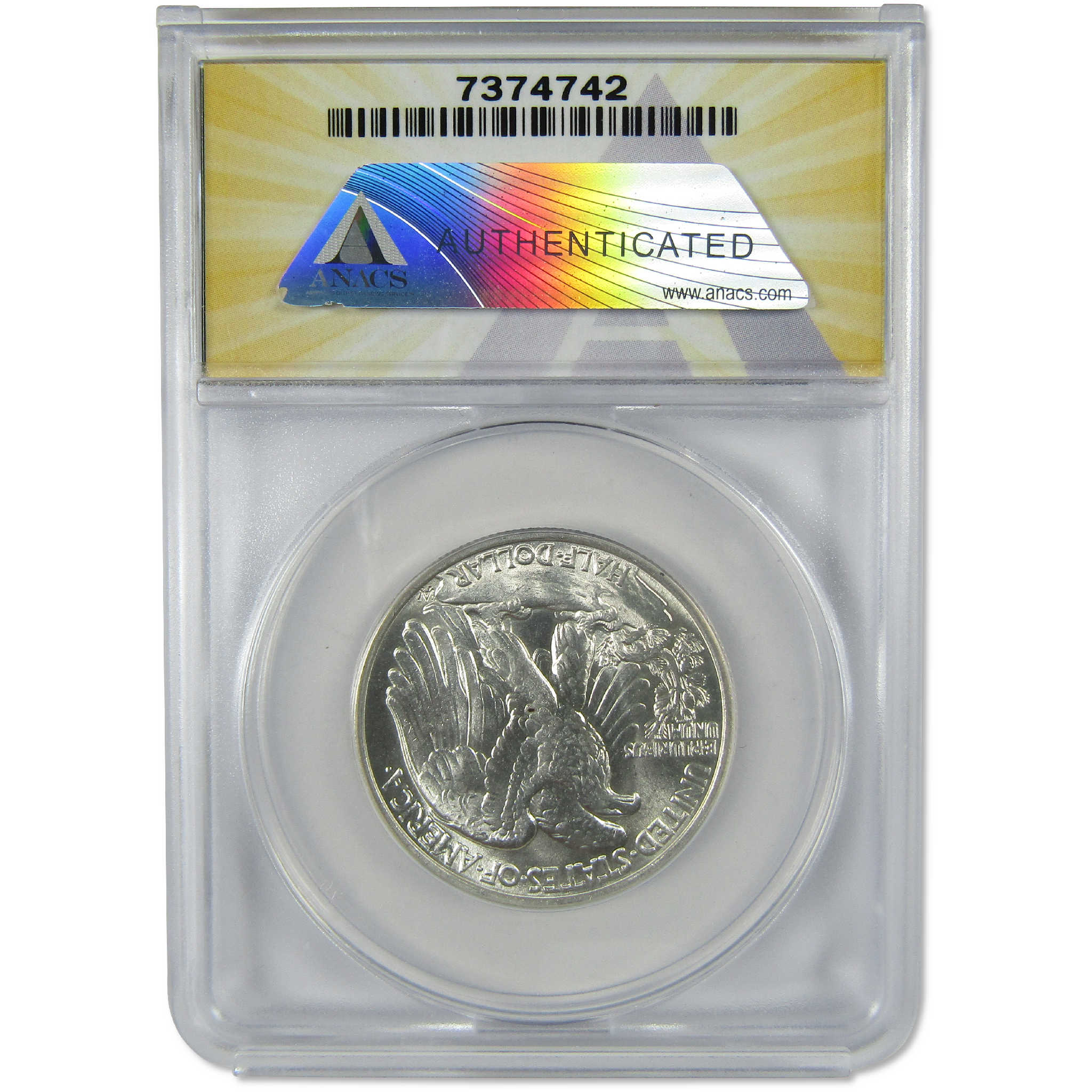 1946 Liberty Walking Silver Half Dollar MS 64 ANACS Uncirculated