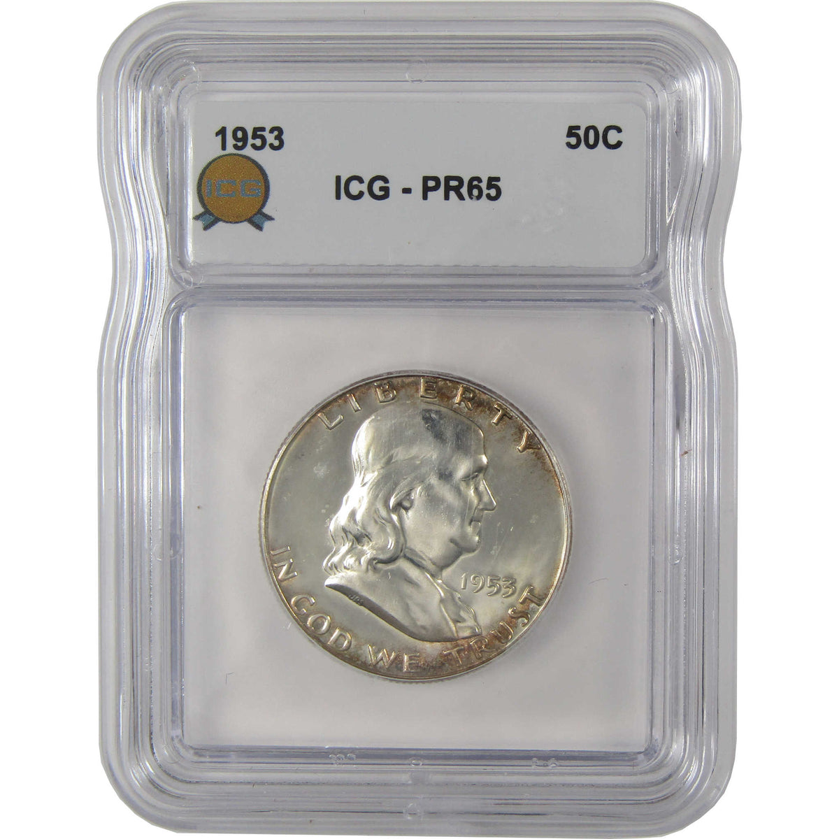 1953 Franklin Silver Half Dollar PR 65 ICG Proof 50c Coin SKU:I29121