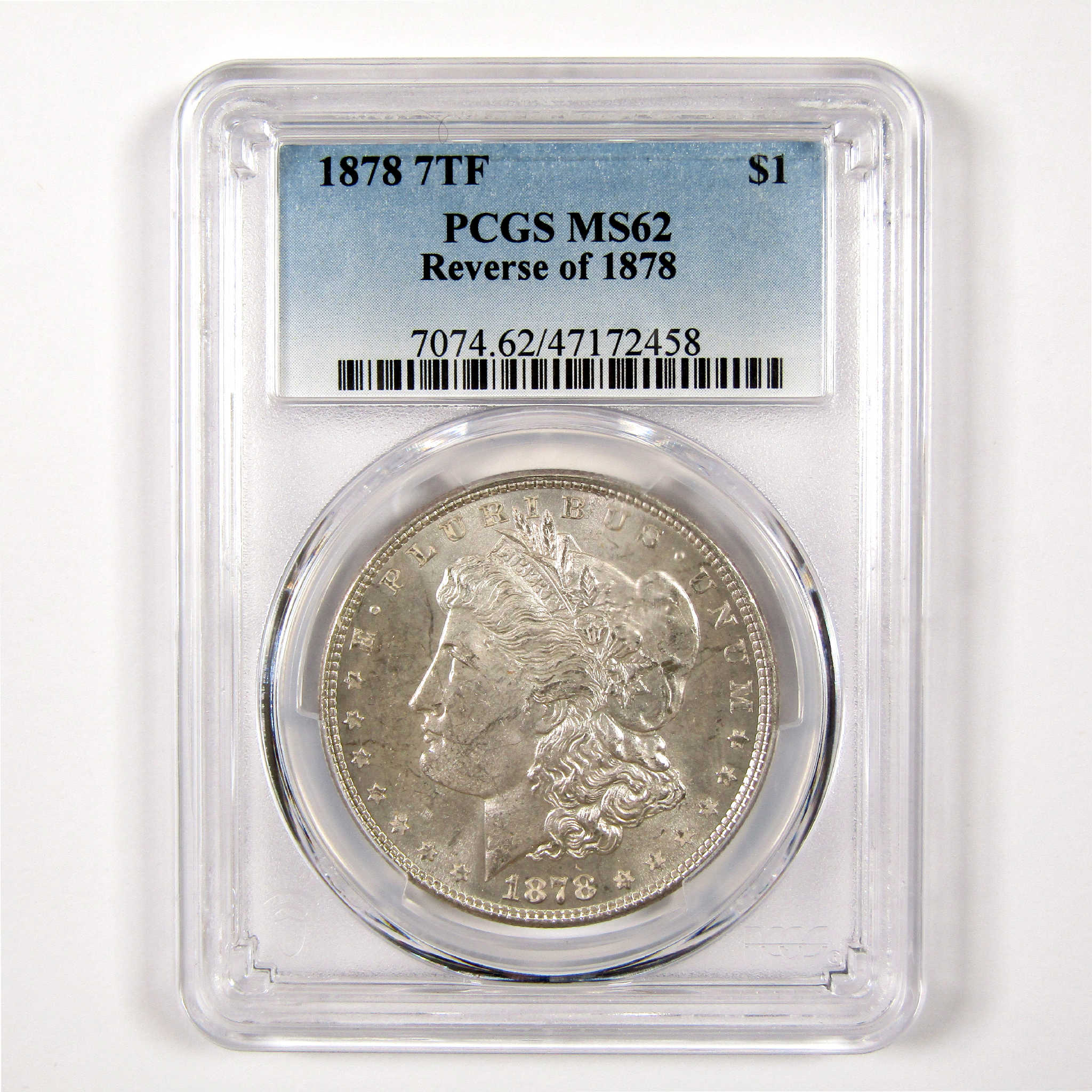 1878 7TF Rev 78 Morgan Dollar MS 62 PCGS Silver $1 Unc SKU:I11321 - Morgan coin - Morgan silver dollar - Morgan silver dollar for sale - Profile Coins &amp; Collectibles