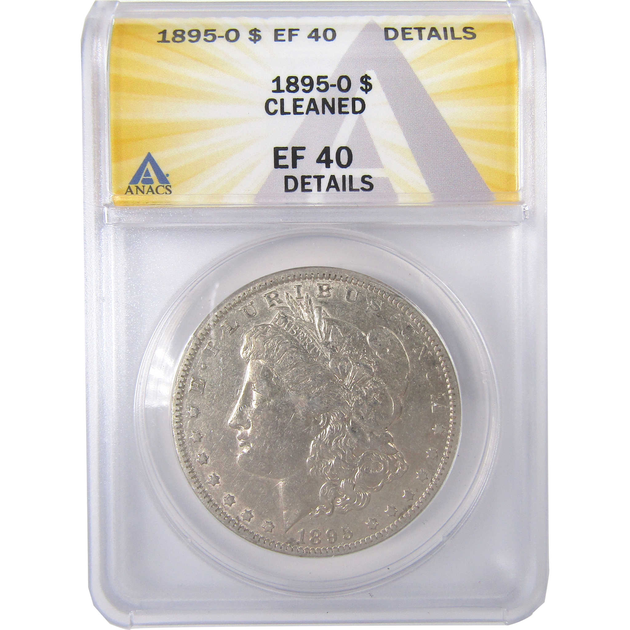 1895 O Morgan Dollar EF 40 Details ANACS Silver $1 Coin SKU:I17650 - Morgan coin - Morgan silver dollar - Morgan silver dollar for sale - Profile Coins &amp; Collectibles